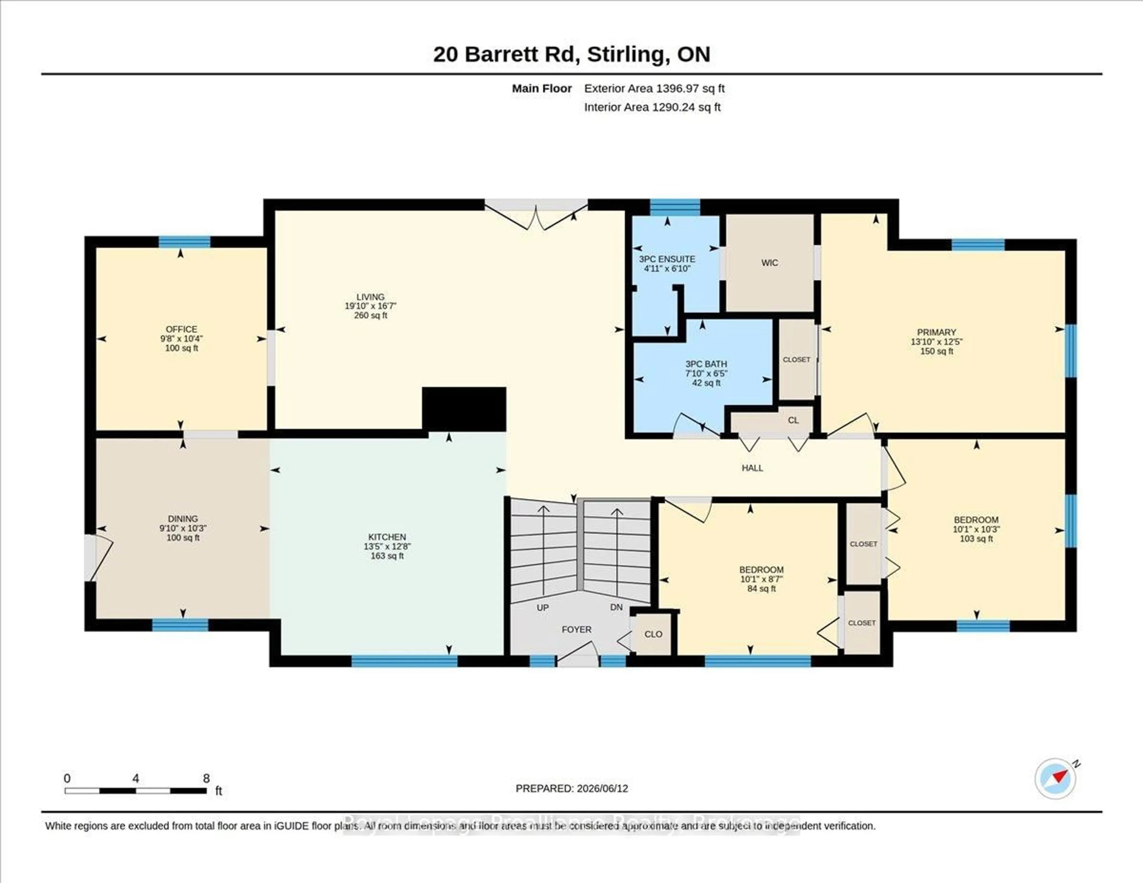 Floor plan for 20 Barrett Rd, Stirling Ontario K0K 3E0