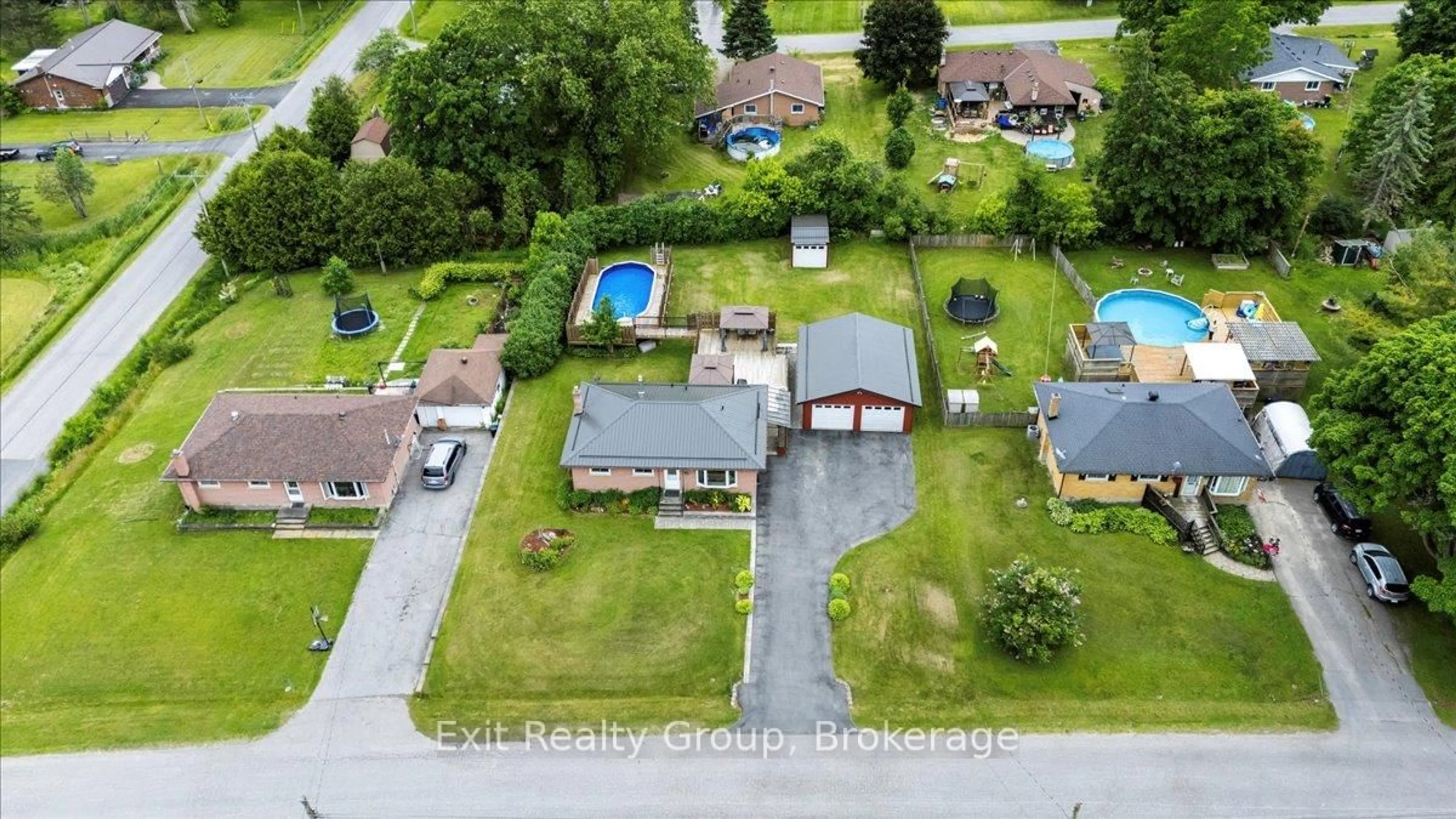 A pic from outside/outdoor area/front of a property/back of a property/a pic from drone, street for 29 Barry Rd, Quinte West Ontario K8V 0M3