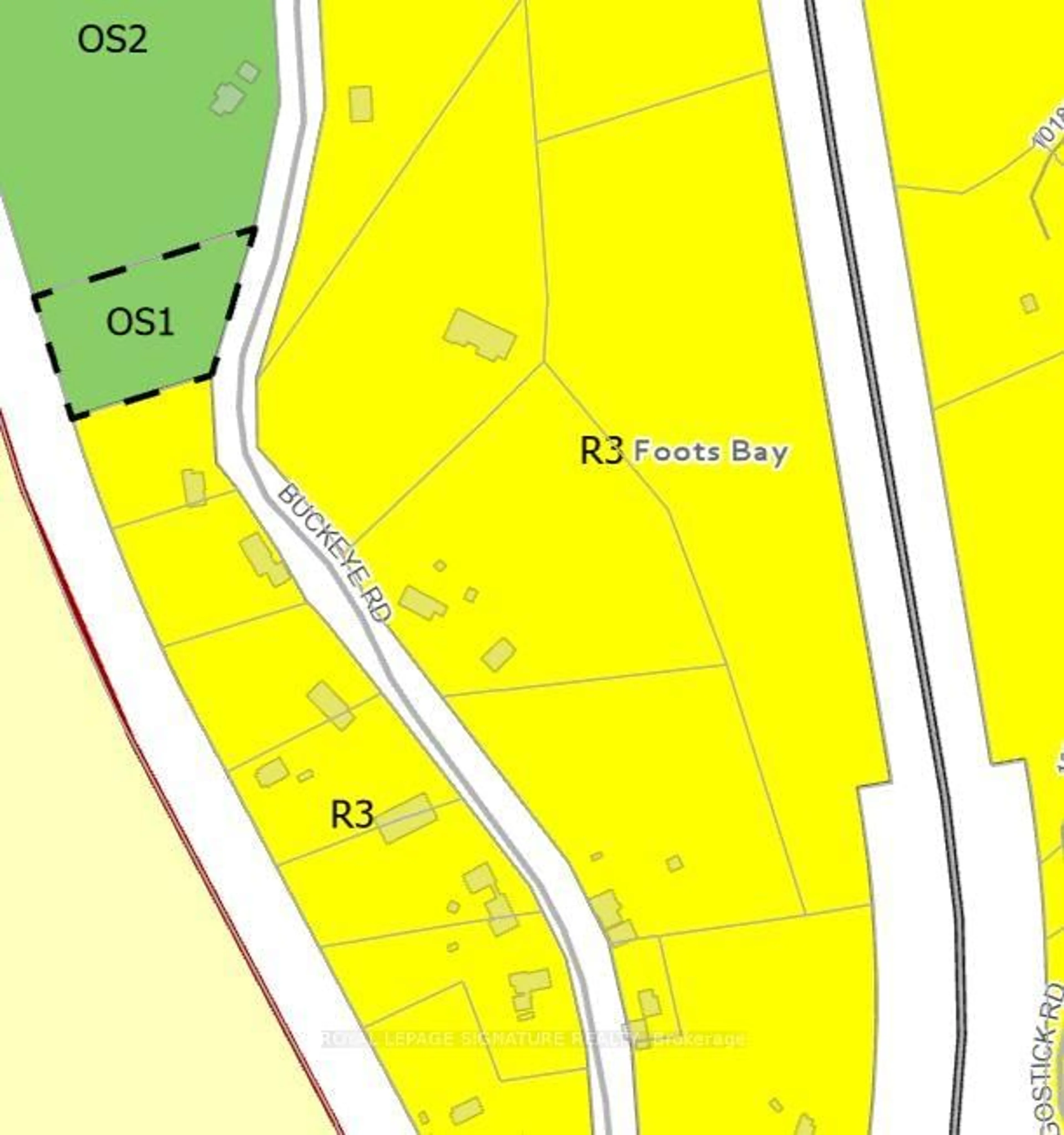 Picture of a map for 1034 Buckeye Rd, Muskoka Lakes Ontario P0C 1H0