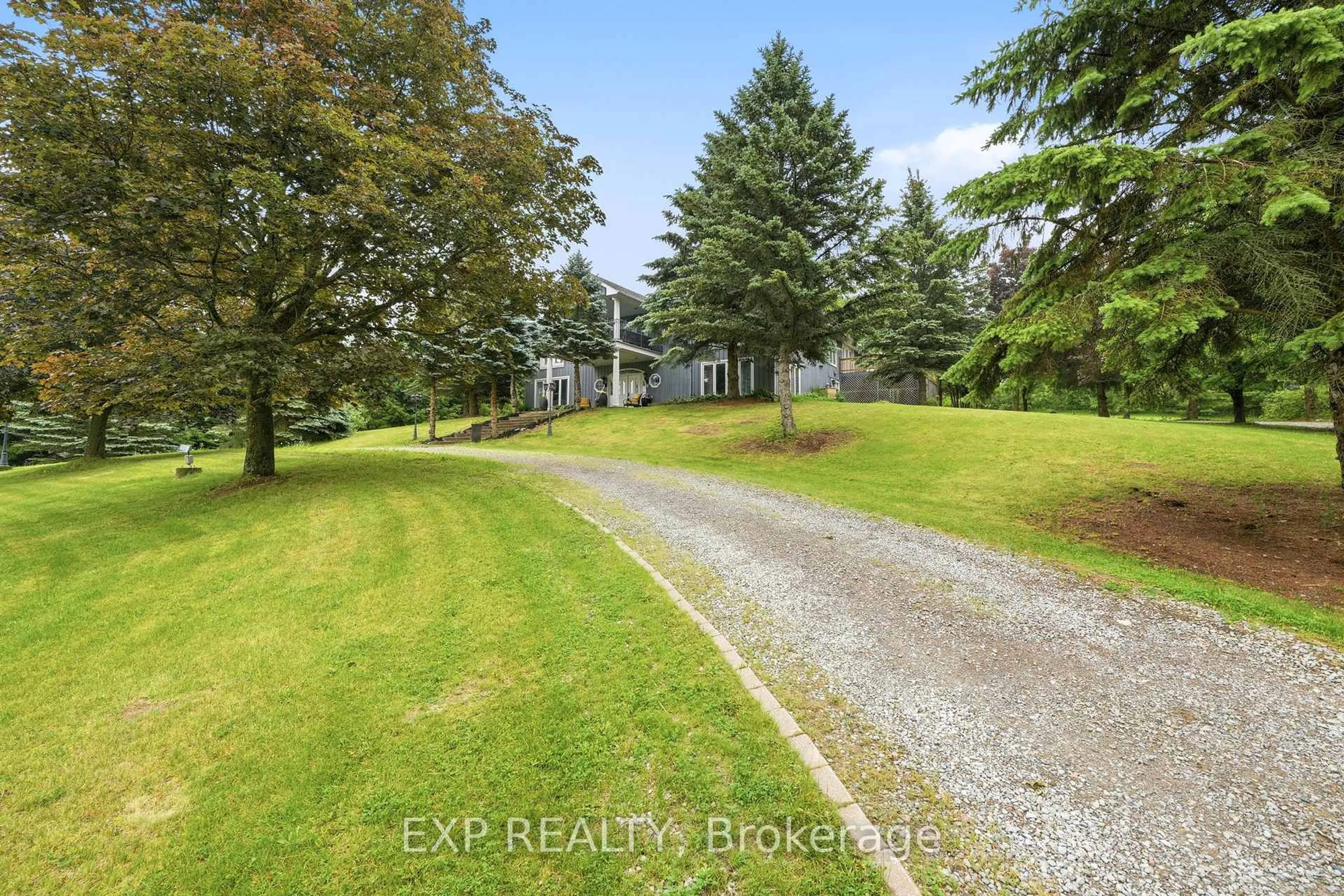 A pic from outside/outdoor area/front of a property/back of a property/a pic from drone, forest/trees view for 9823 Corkery Rd, Hamilton Township Ontario K0K 1C0