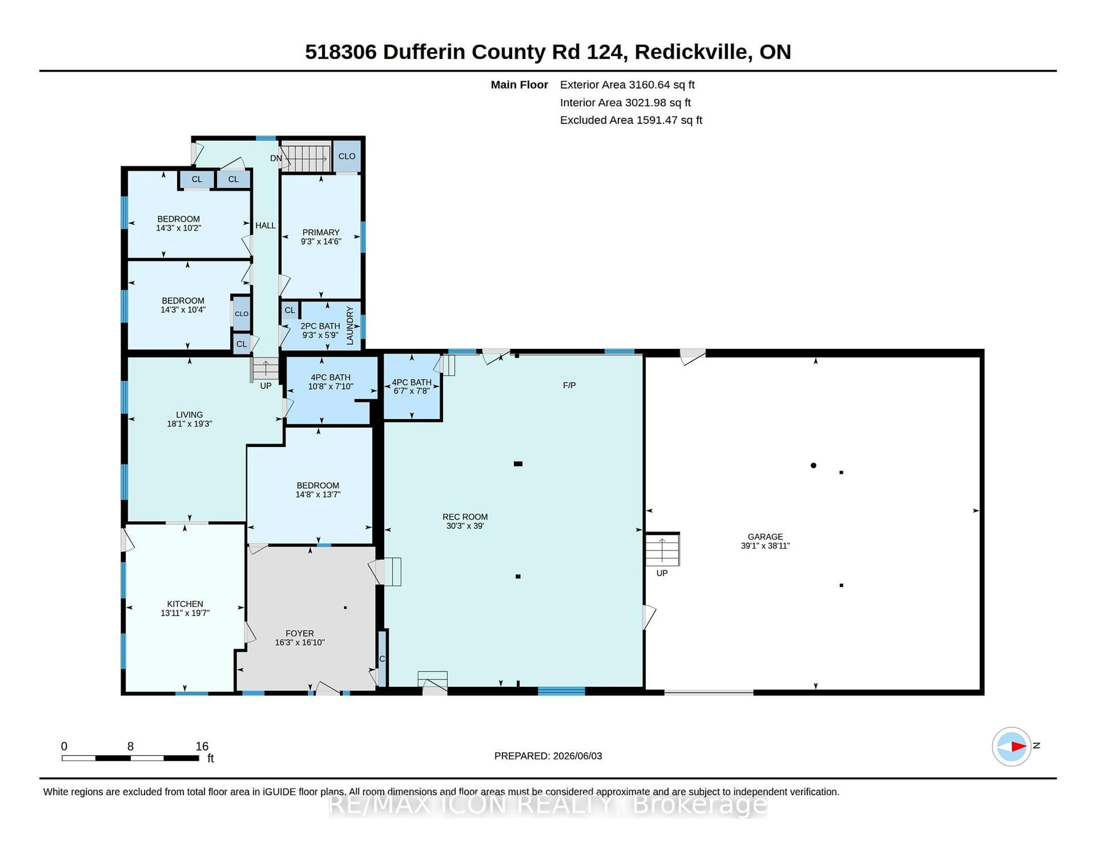 Floor plan for 518306 County 124 Rd, Melancthon Ontario L0N 1S7