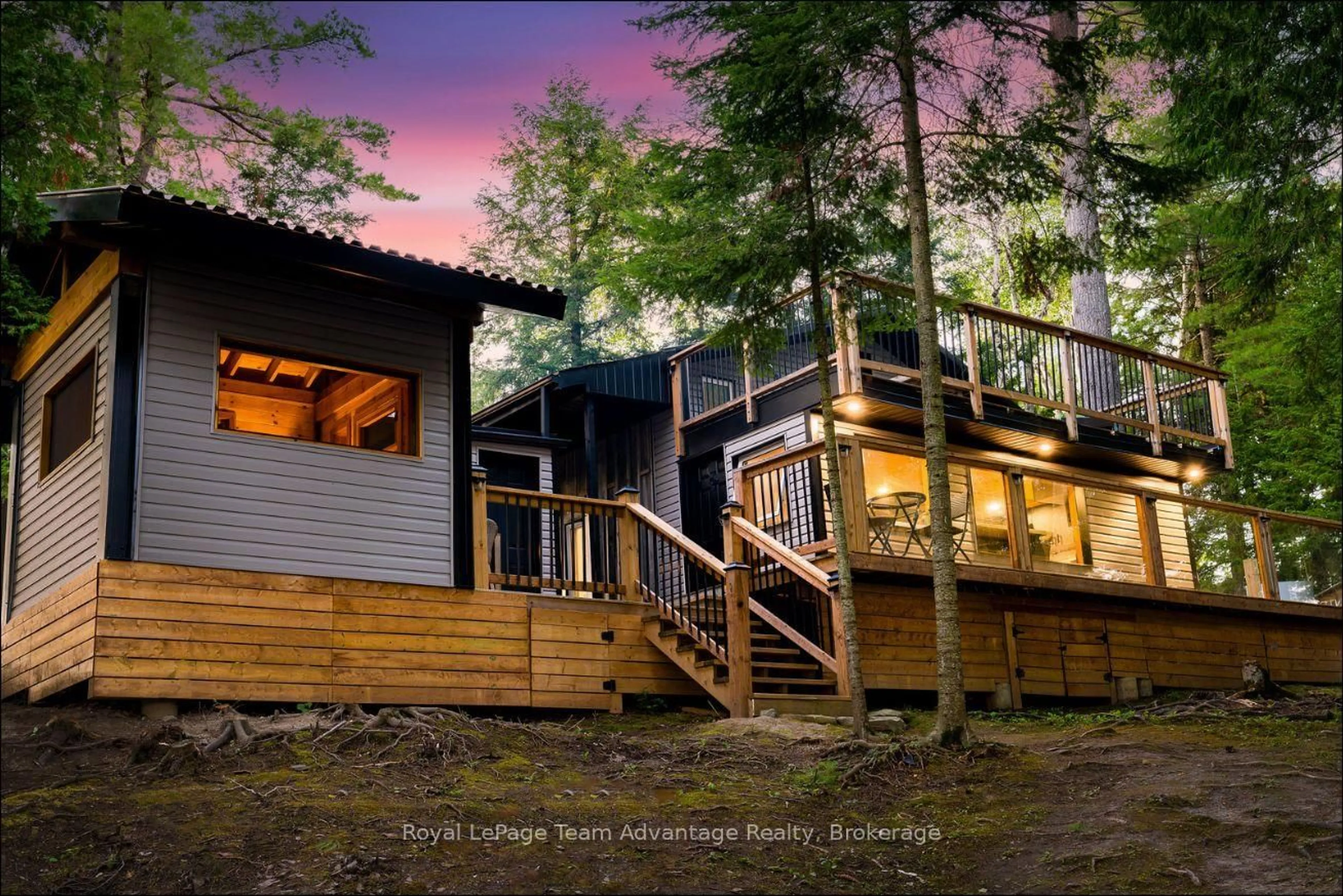Home with vinyl exterior material, forest/trees view for 420 Shawanaga Lake, Whitestone Ontario P0A 1G0