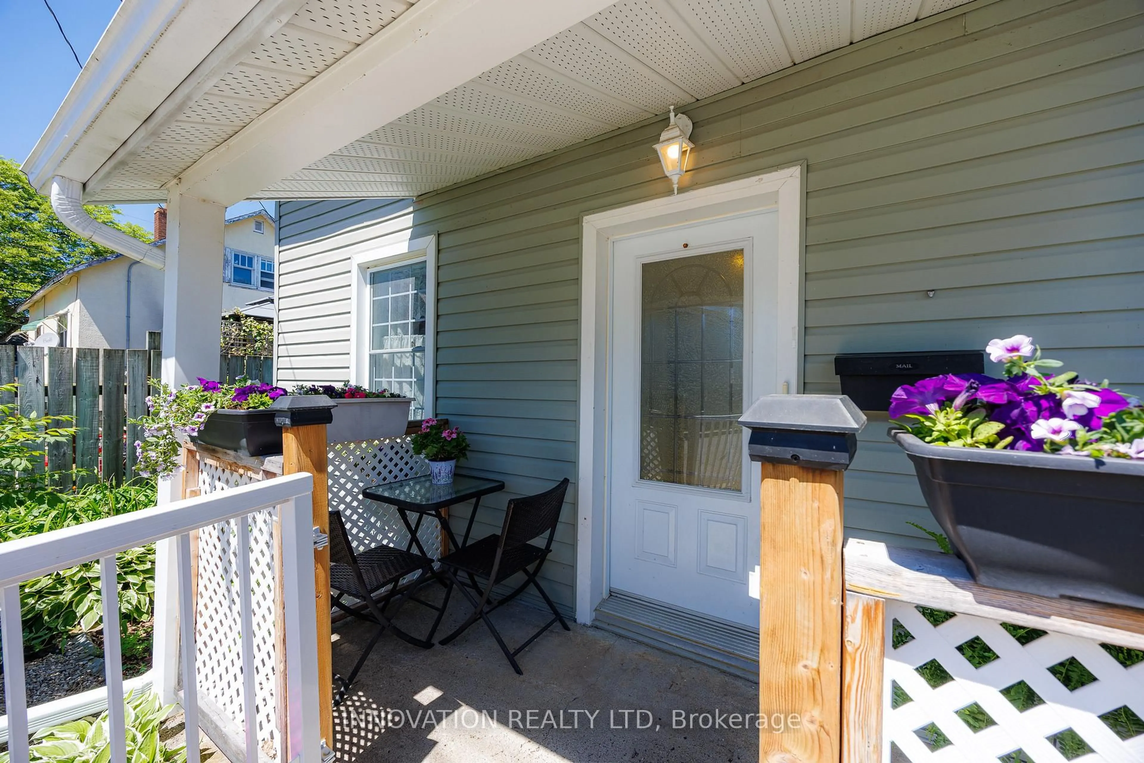 Patio, water/lake/river/ocean view for 261 St-Paul St, Perth Ontario K7C 3C7
