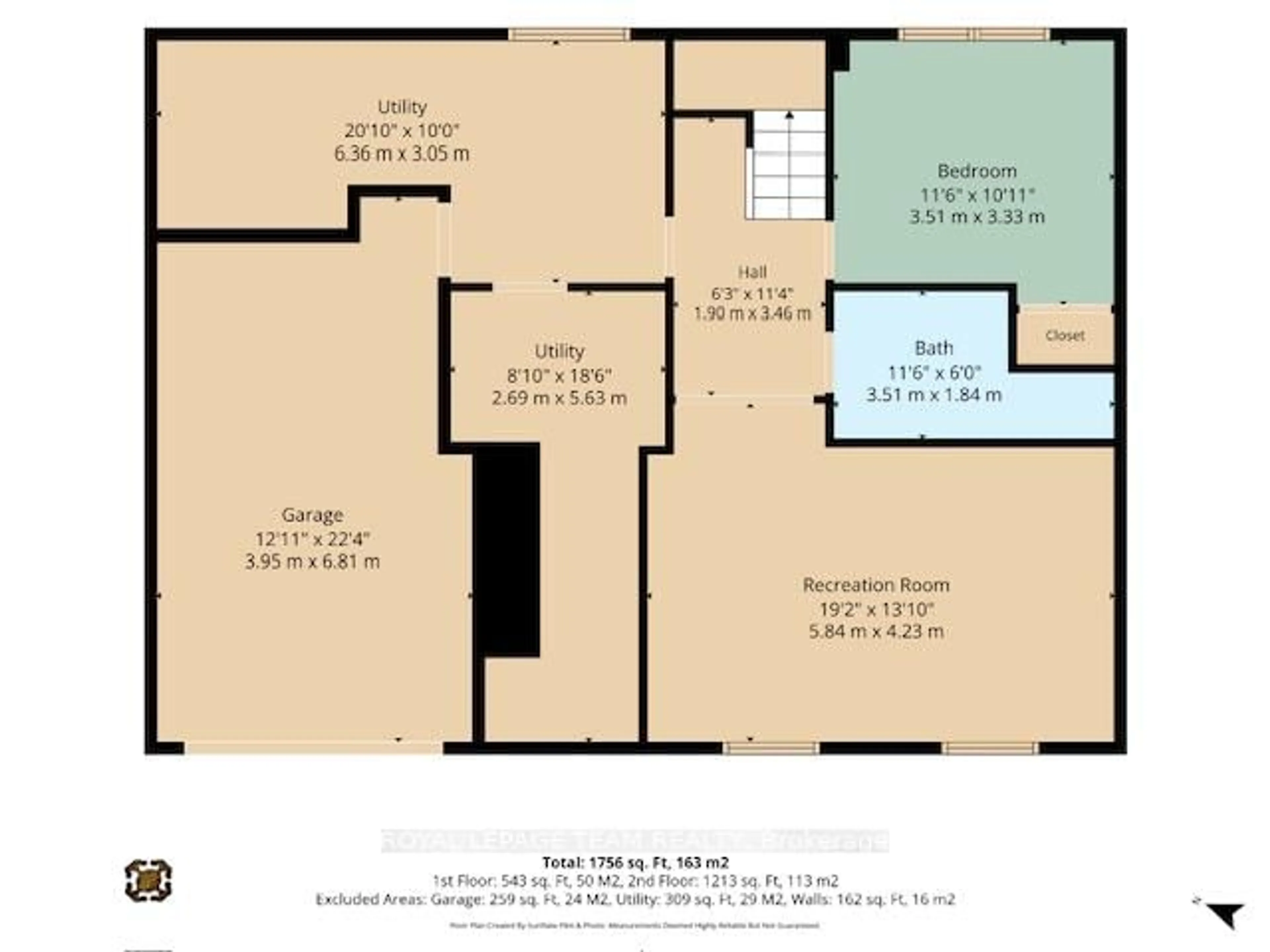 Floor plan for 38 Elmbank Cres, Ottawa Ontario K2G 3P6