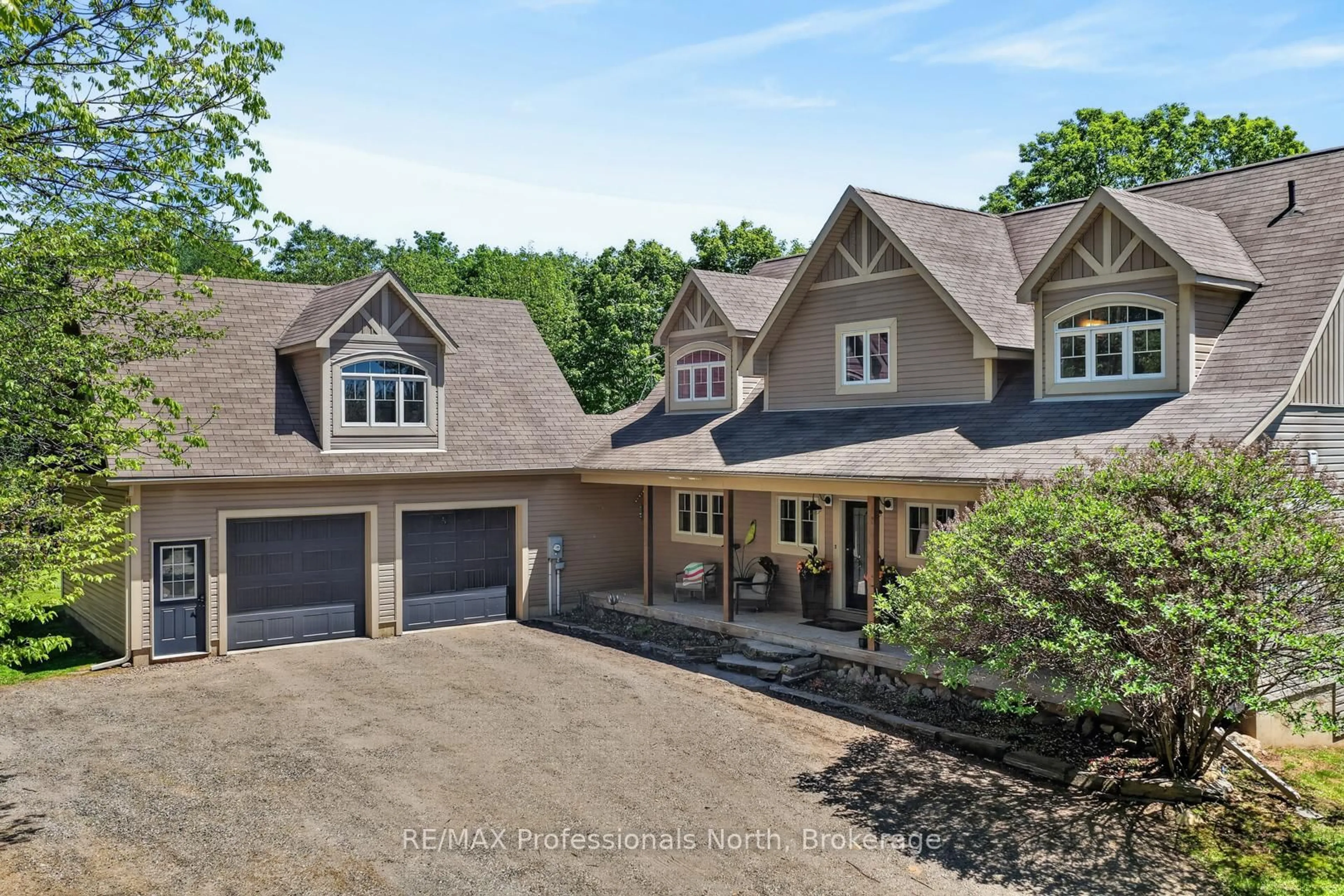 A pic from outside/outdoor area/front of a property/back of a property/a pic from drone, unknown for 2254 Unicorn Rd, Dysart et al Ontario K0M 1S0