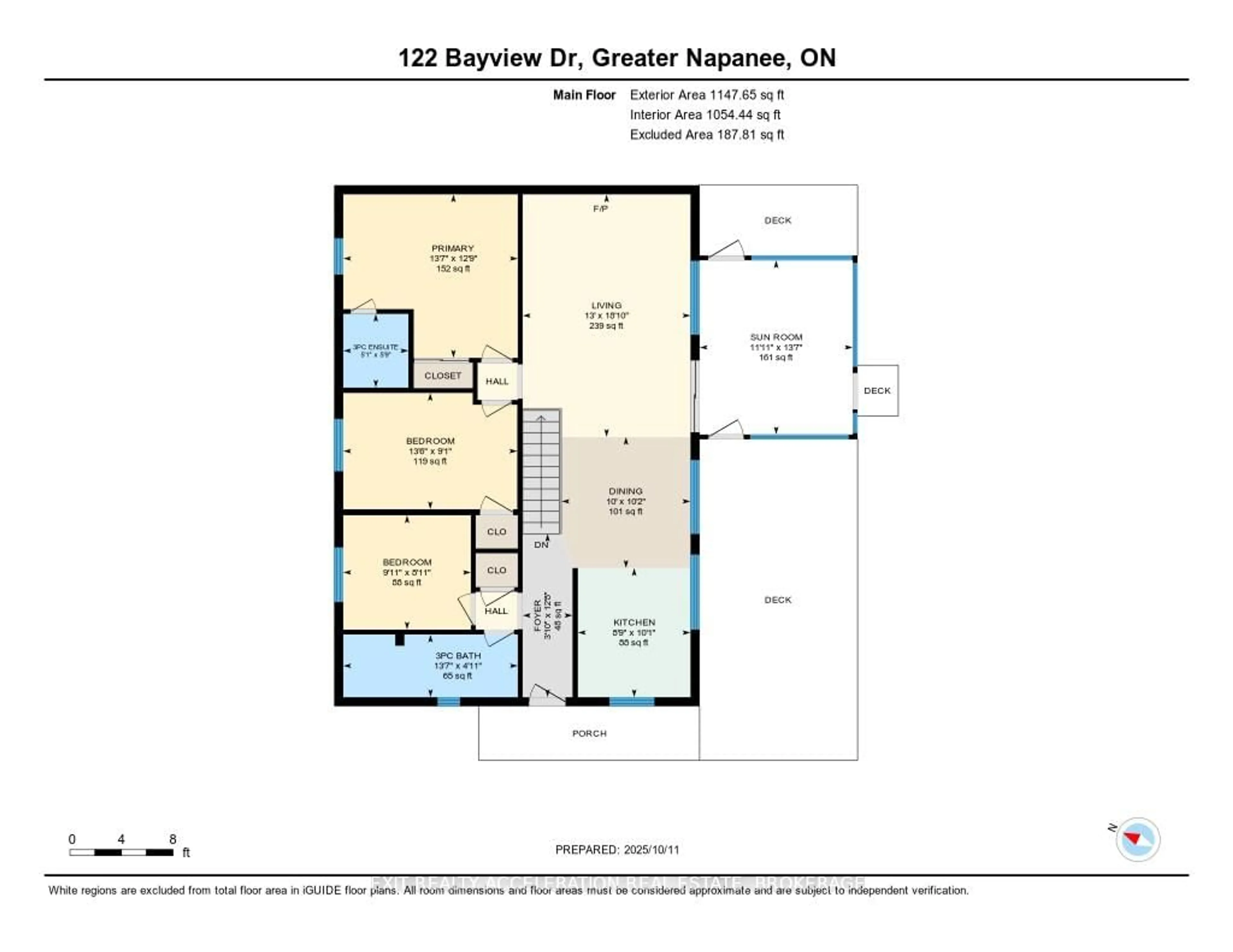 Floor plan for 122 Bayview Dr, Napanee Ontario K7R 3K8