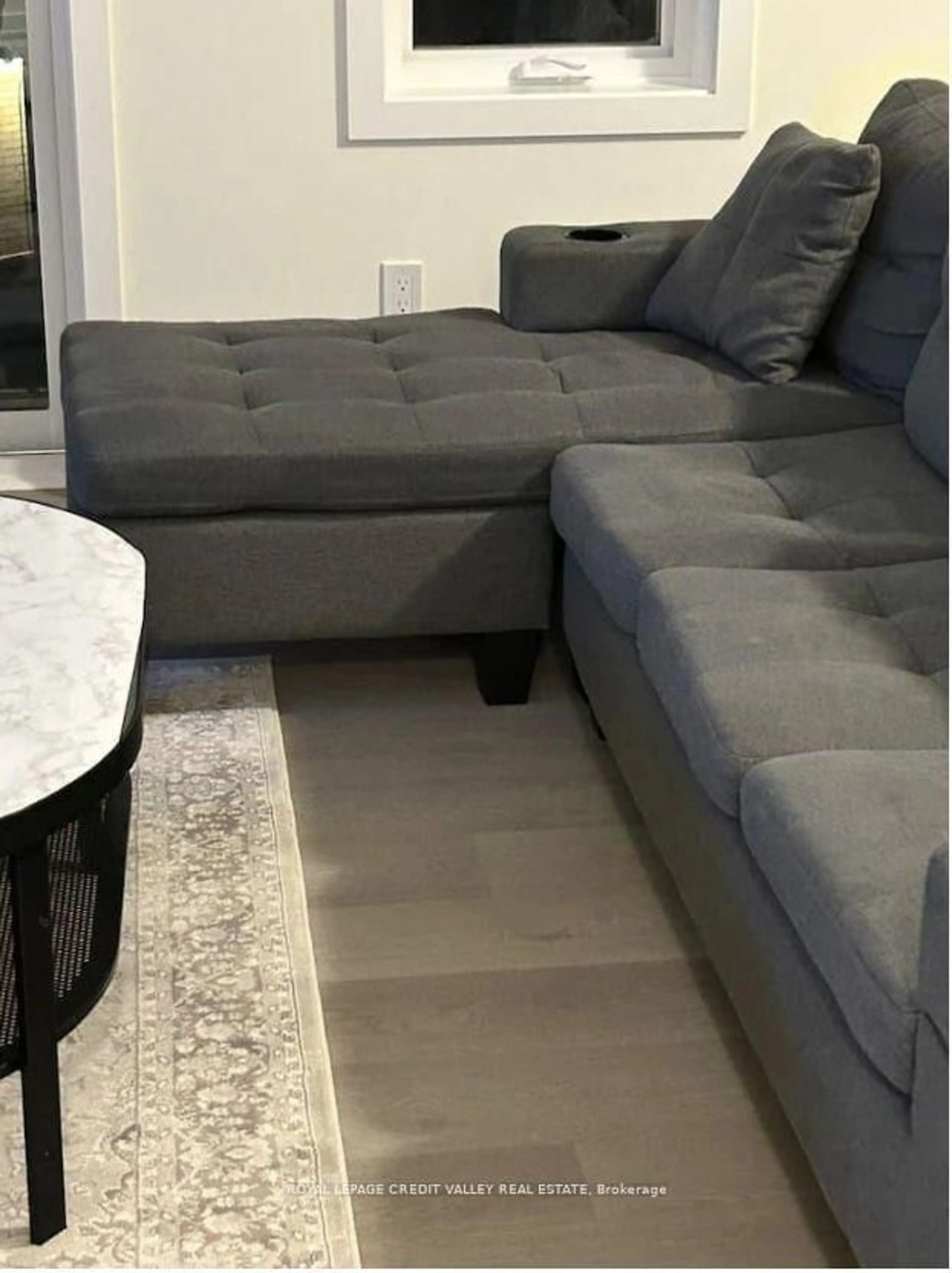 Living room with furniture, unknown for 160 Densmore Rd #1603, Cobourg Ontario K9A 4J9