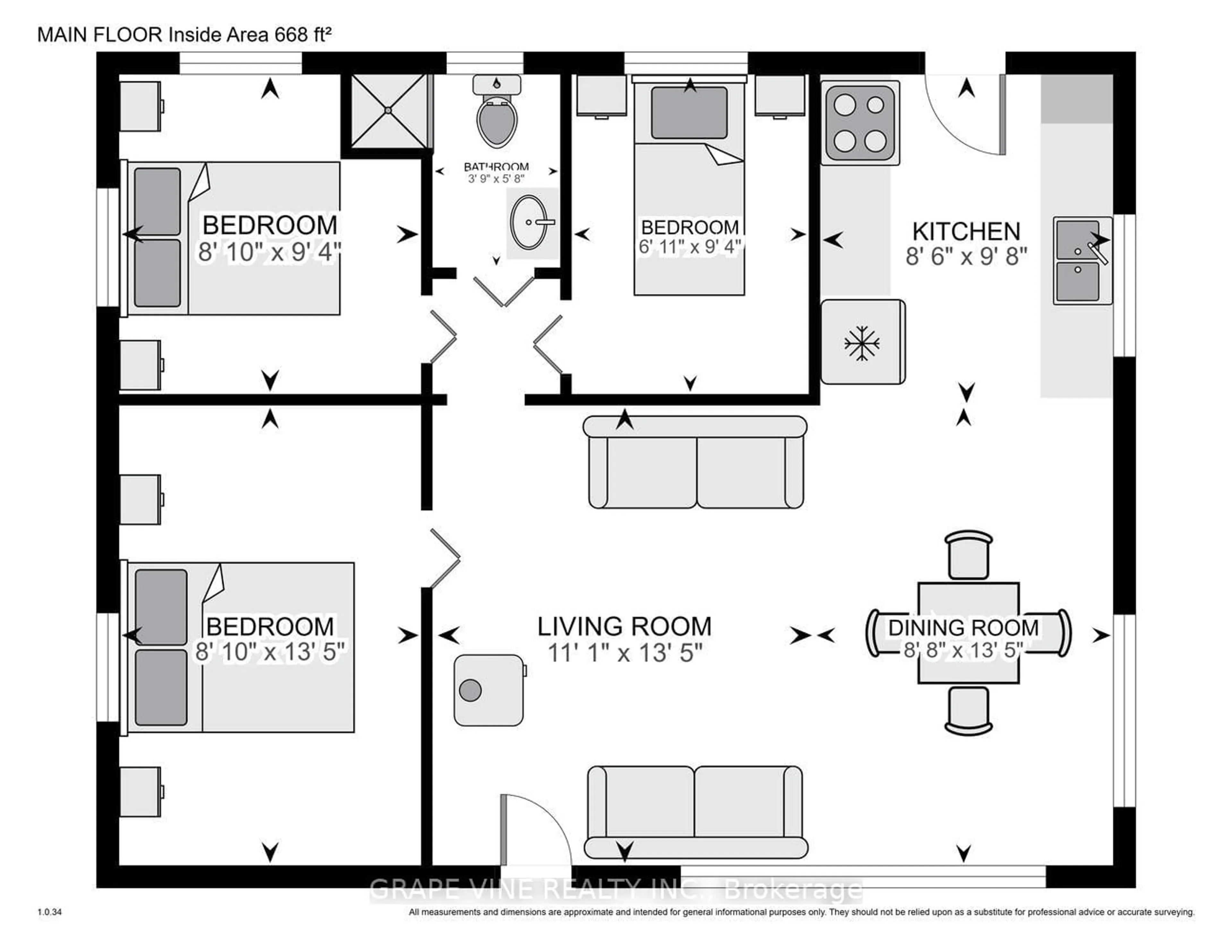 Floor plan for 1010 Firefly Lane, Perth Road Ontario K0H 2L0