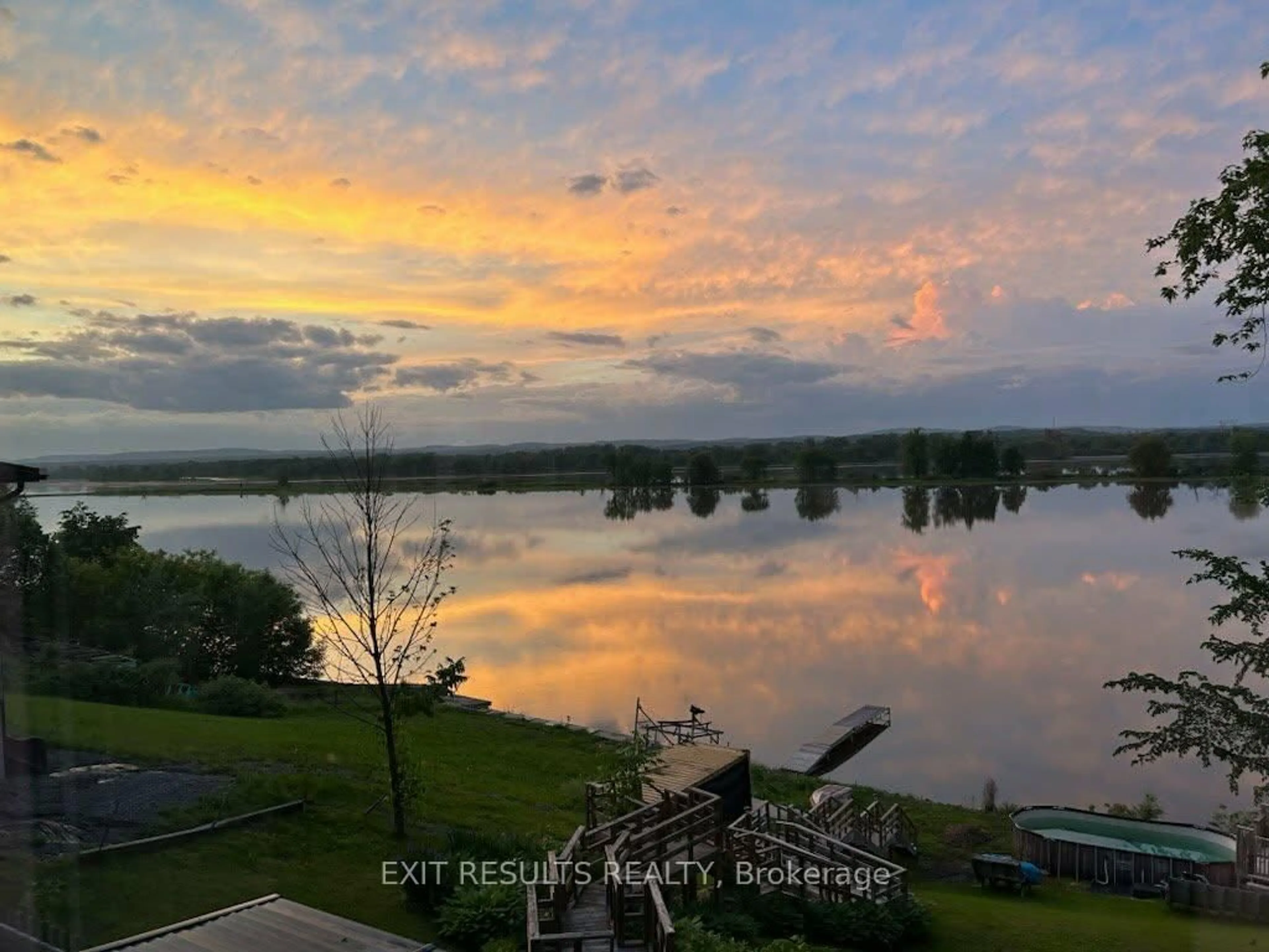 A pic from outside/outdoor area/front of a property/back of a property/a pic from drone, water/lake/river/ocean view for 3509 Brazeau St, Alfred and Plantagenet Ontario K0A 3K0
