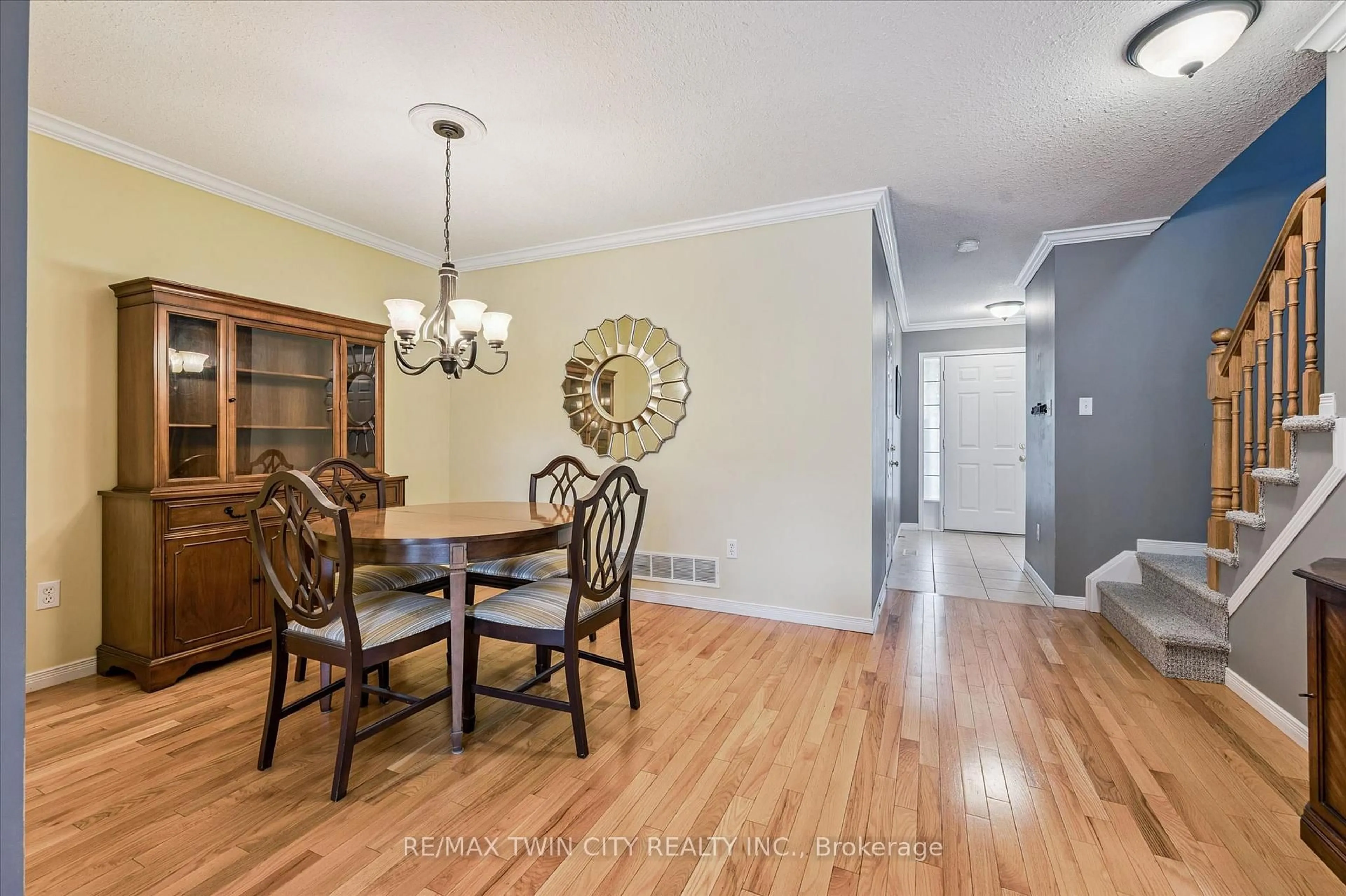 Dining room, wood/laminate floor for 46 Joshua St, Kitchener Ontario N2C 2T4