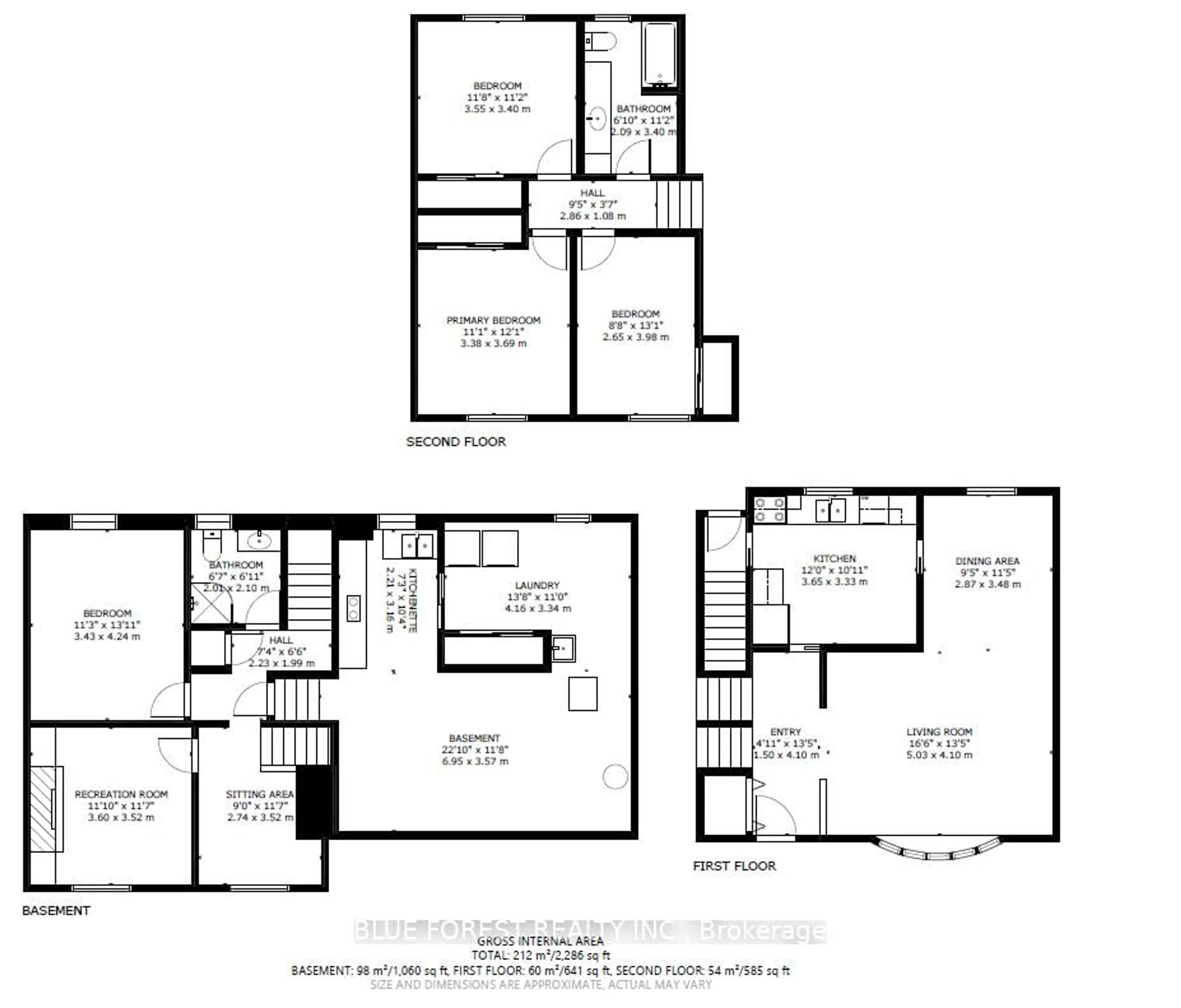 Floor plan for 23 Fox Mill Cres, London South Ontario N6J 2B3