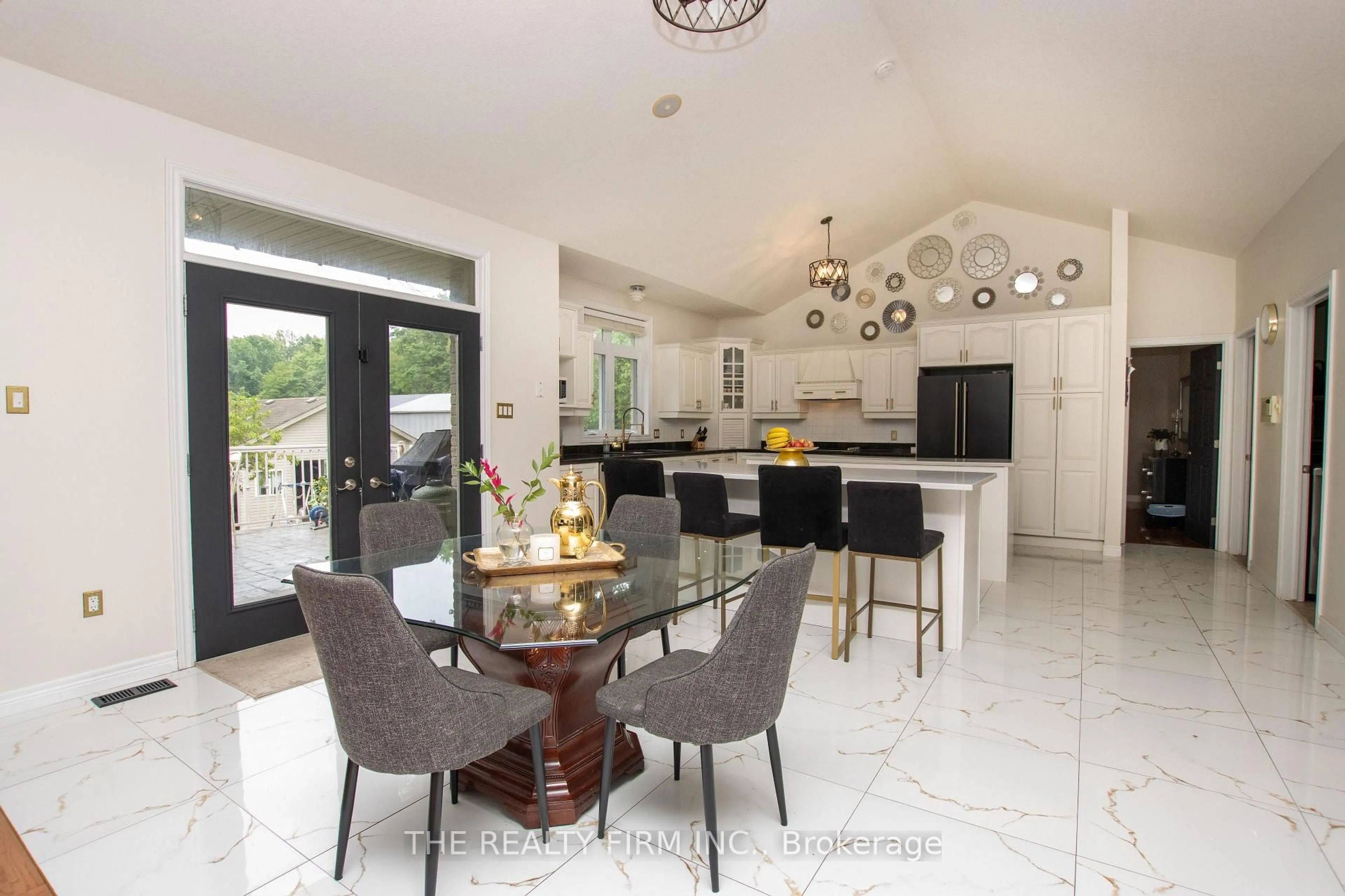 Contemporary kitchen, ceramic/tile floor for 24677 Pioneer Line, West Elgin Ontario N0L 2P0