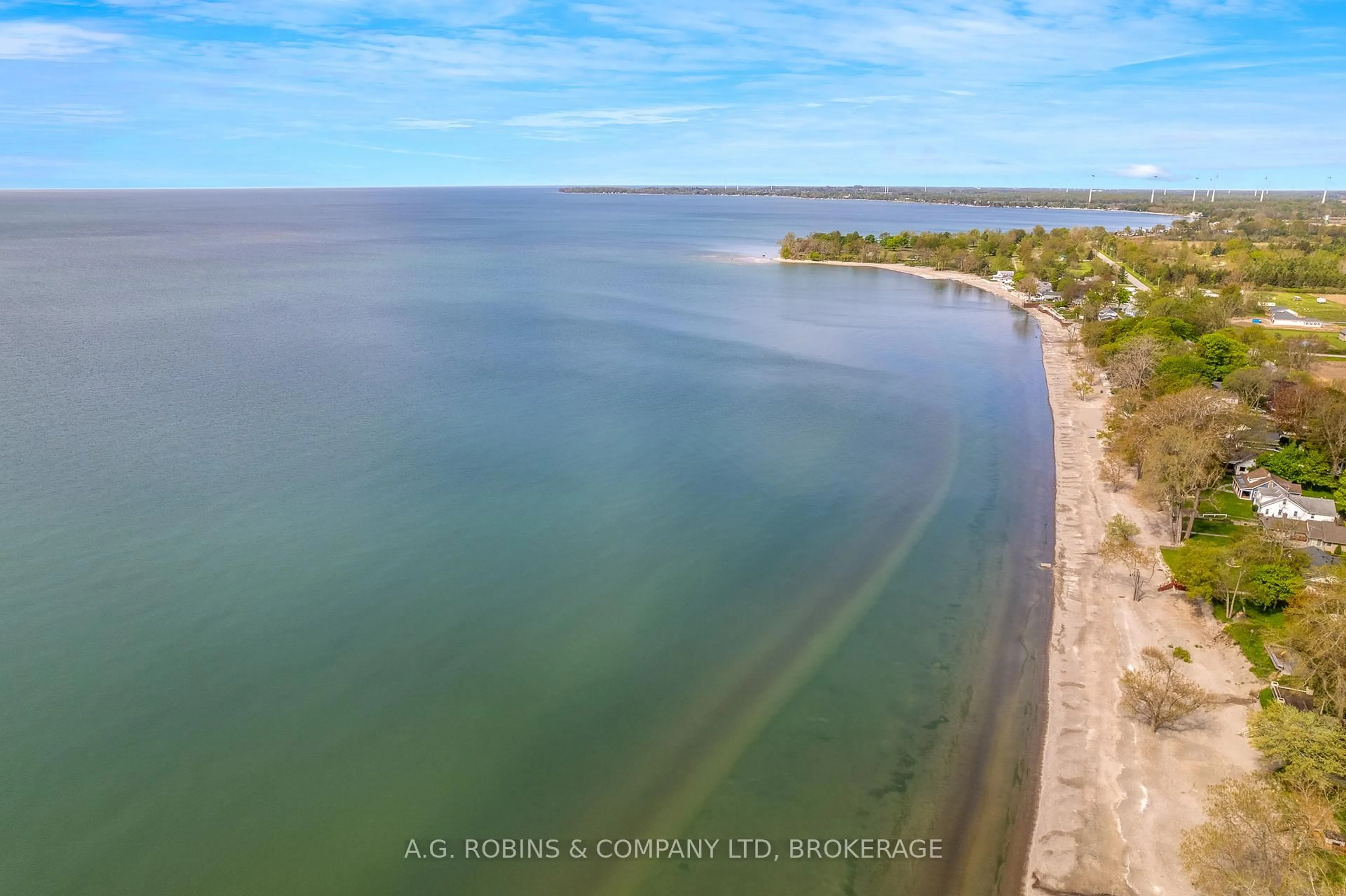 A pic from outside/outdoor area/front of a property/back of a property/a pic from drone, water/lake/river/ocean view for 12645 Schooley Rd, Wainfleet Ontario L0S 1V0