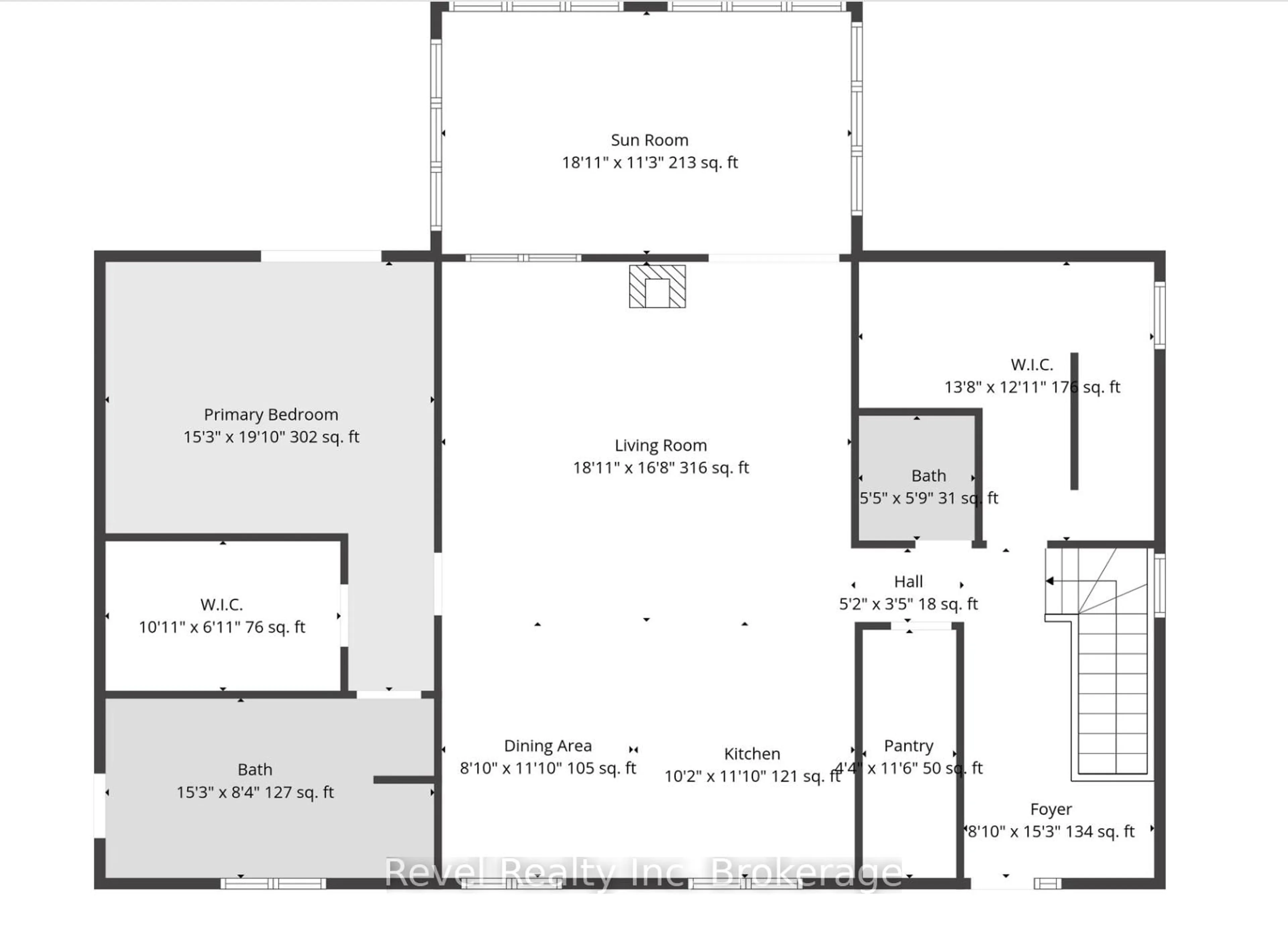 Floor plan for 84 Woods Rd, Carling Ontario P0G 1G0
