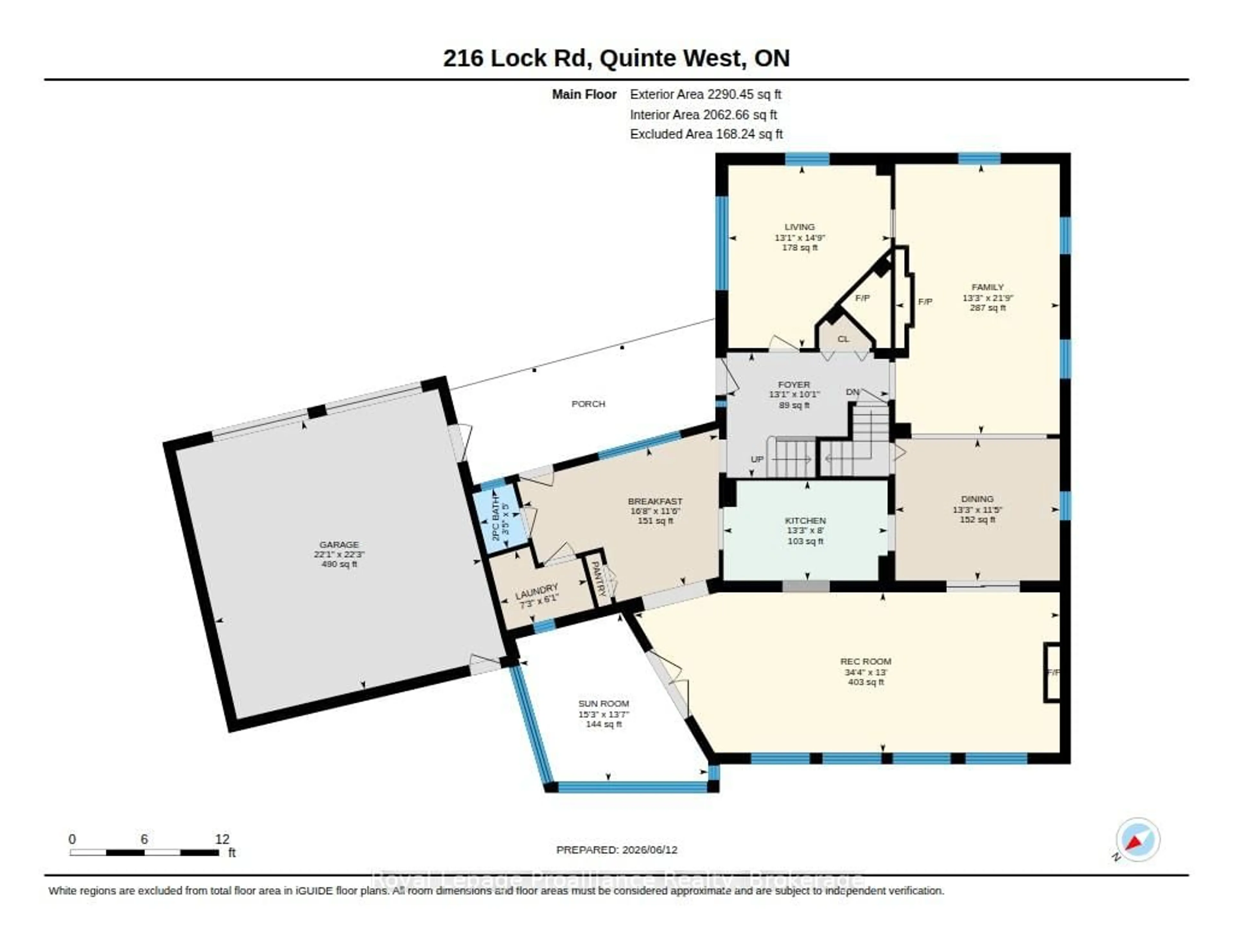 Floor plan for 218 Lock Rd, Quinte West Ontario K8V 5P6