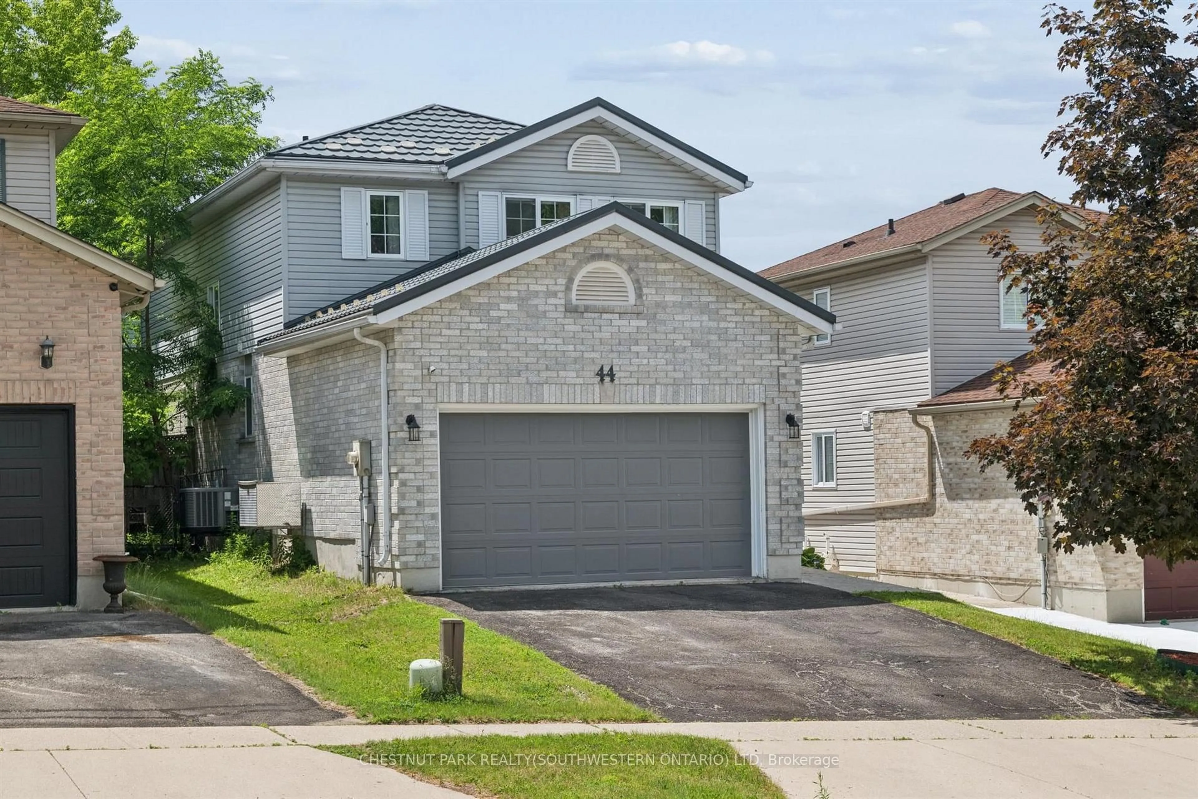Home with brick exterior material, street for 44 Alderson Dr, Cambridge Ontario N3C 4C5