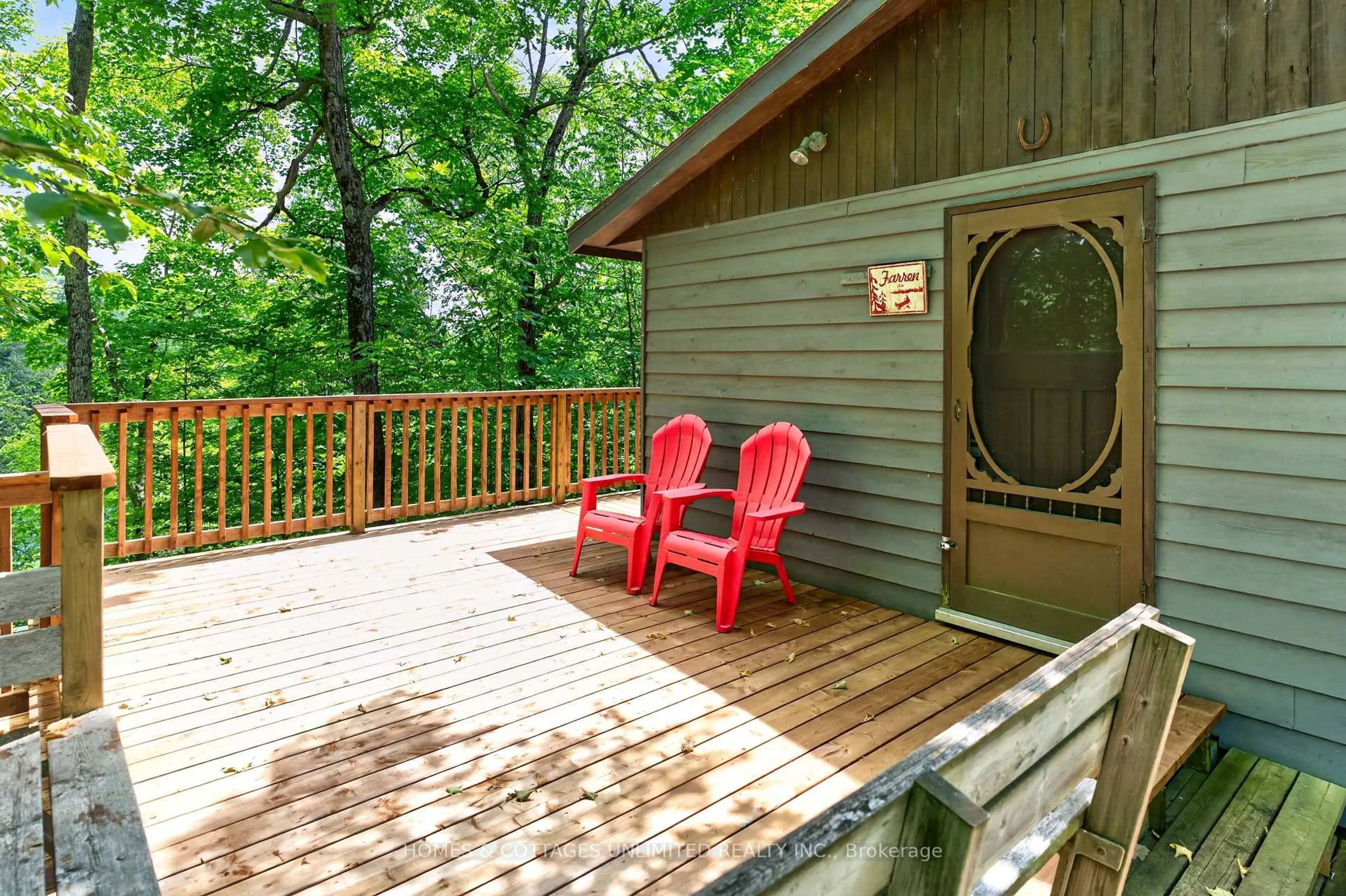 Patio, forest/trees view for 655 Farren Lake #12a Lane, Maberly Ontario K0H 2B0