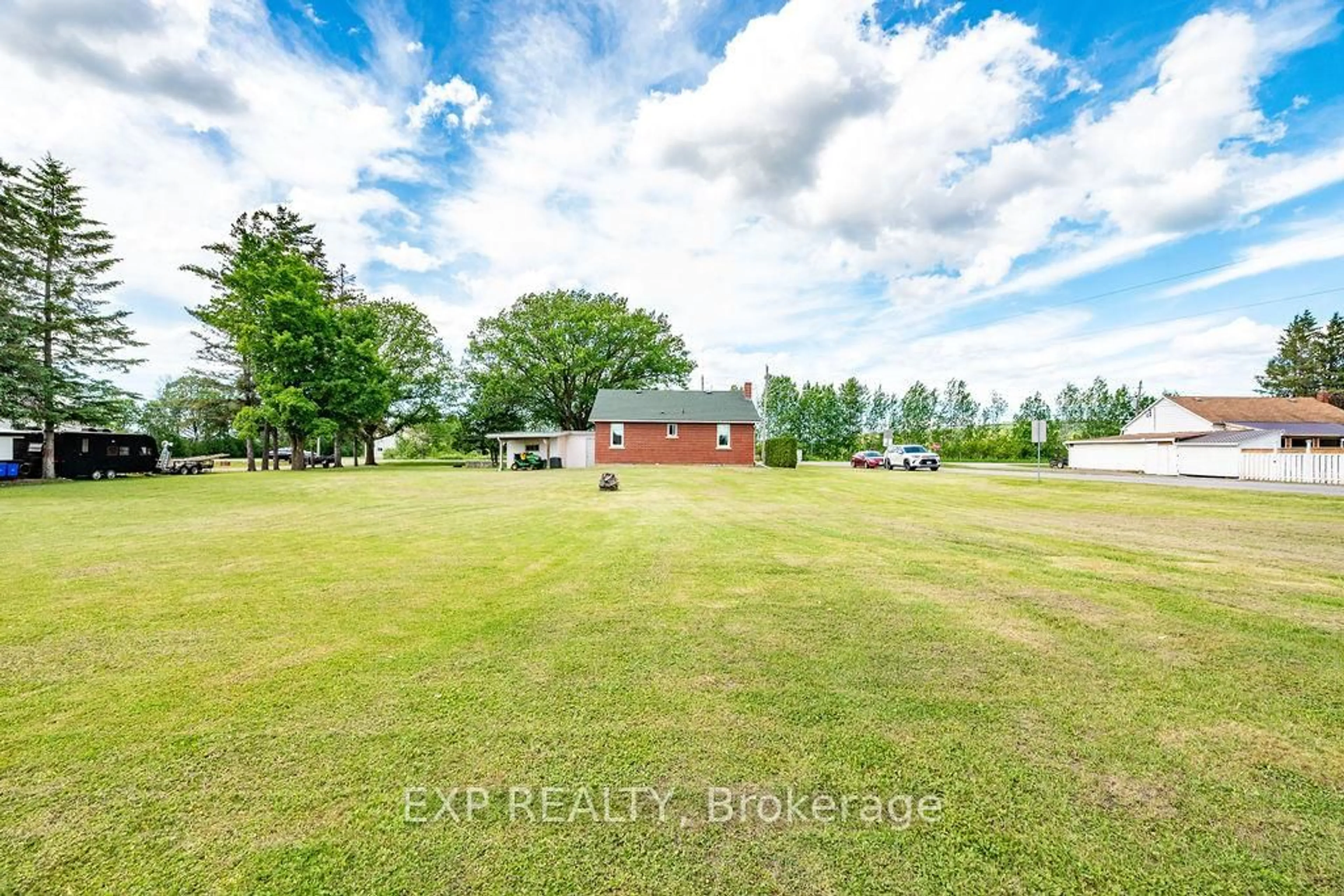 A pic from outside/outdoor area/front of a property/back of a property/a pic from drone, water/lake/river/ocean view for 107 Cotieville Rd, Renfrew Ontario K7V 3Z6