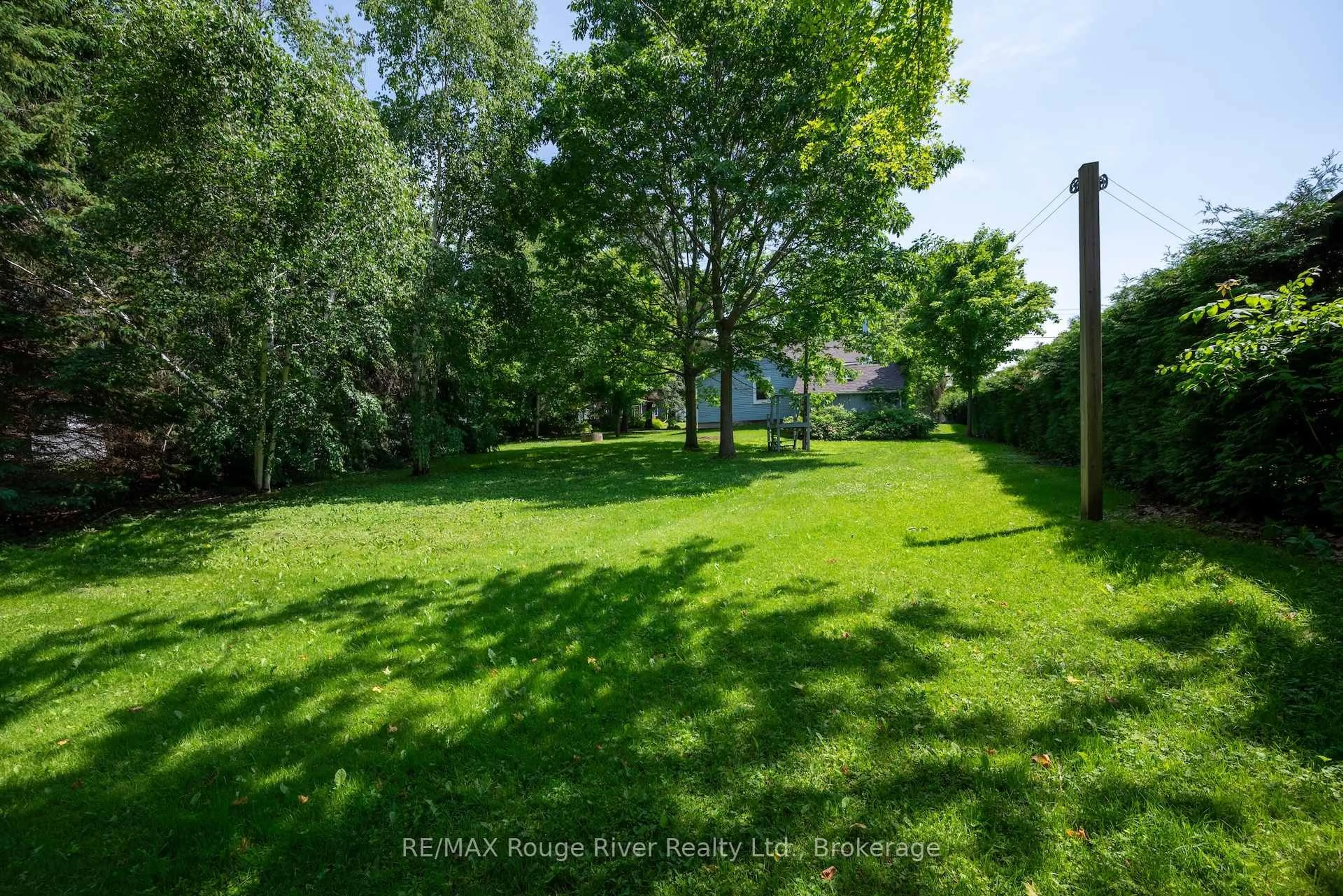 A pic from outside/outdoor area/front of a property/back of a property/a pic from drone, forest/trees view for 3784 Burnham St, Hamilton Township Ontario K9A 5W6
