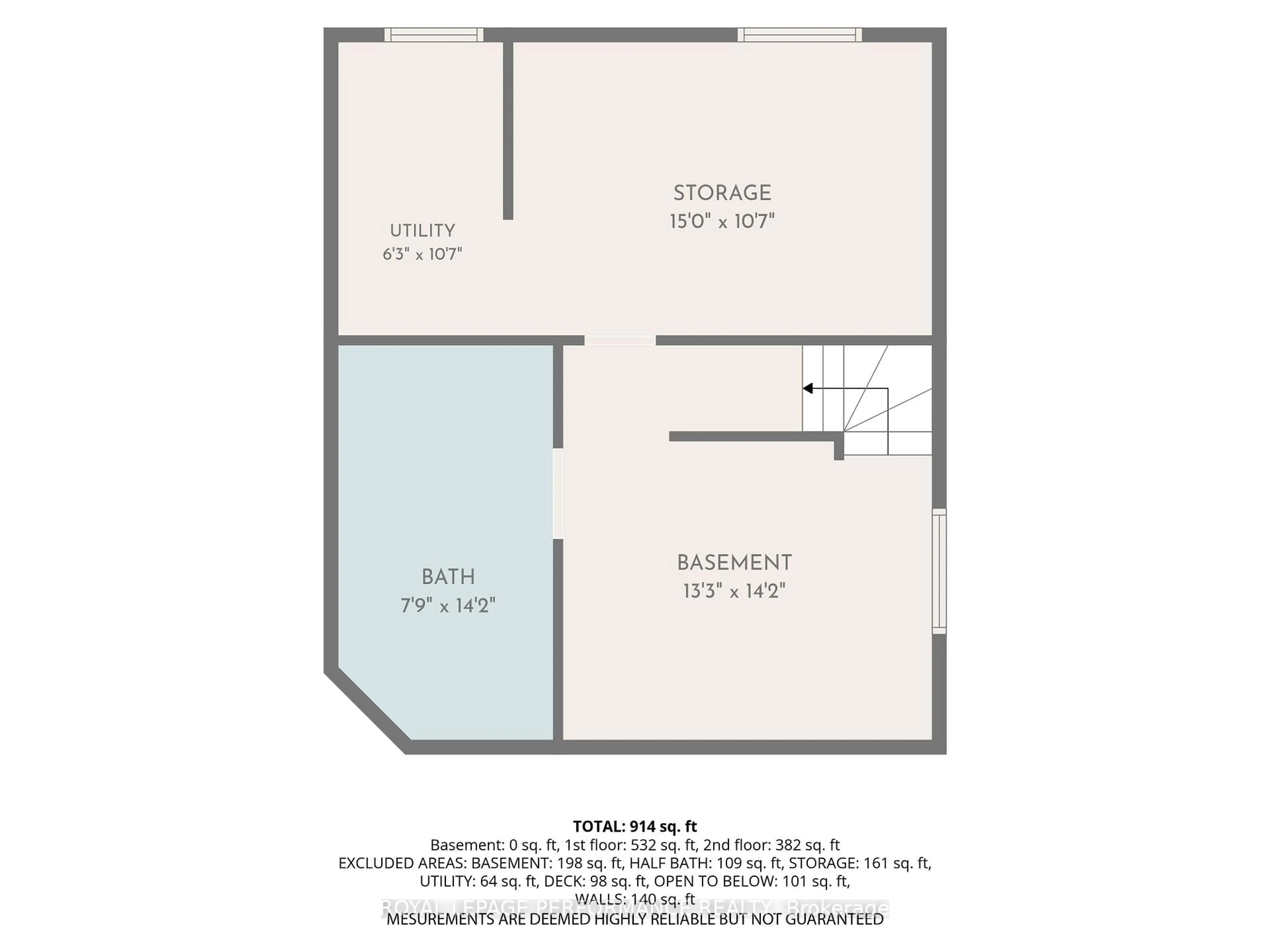 Floor plan for 849 Pilon St, Hawkesbury Ontario K6A 3P8