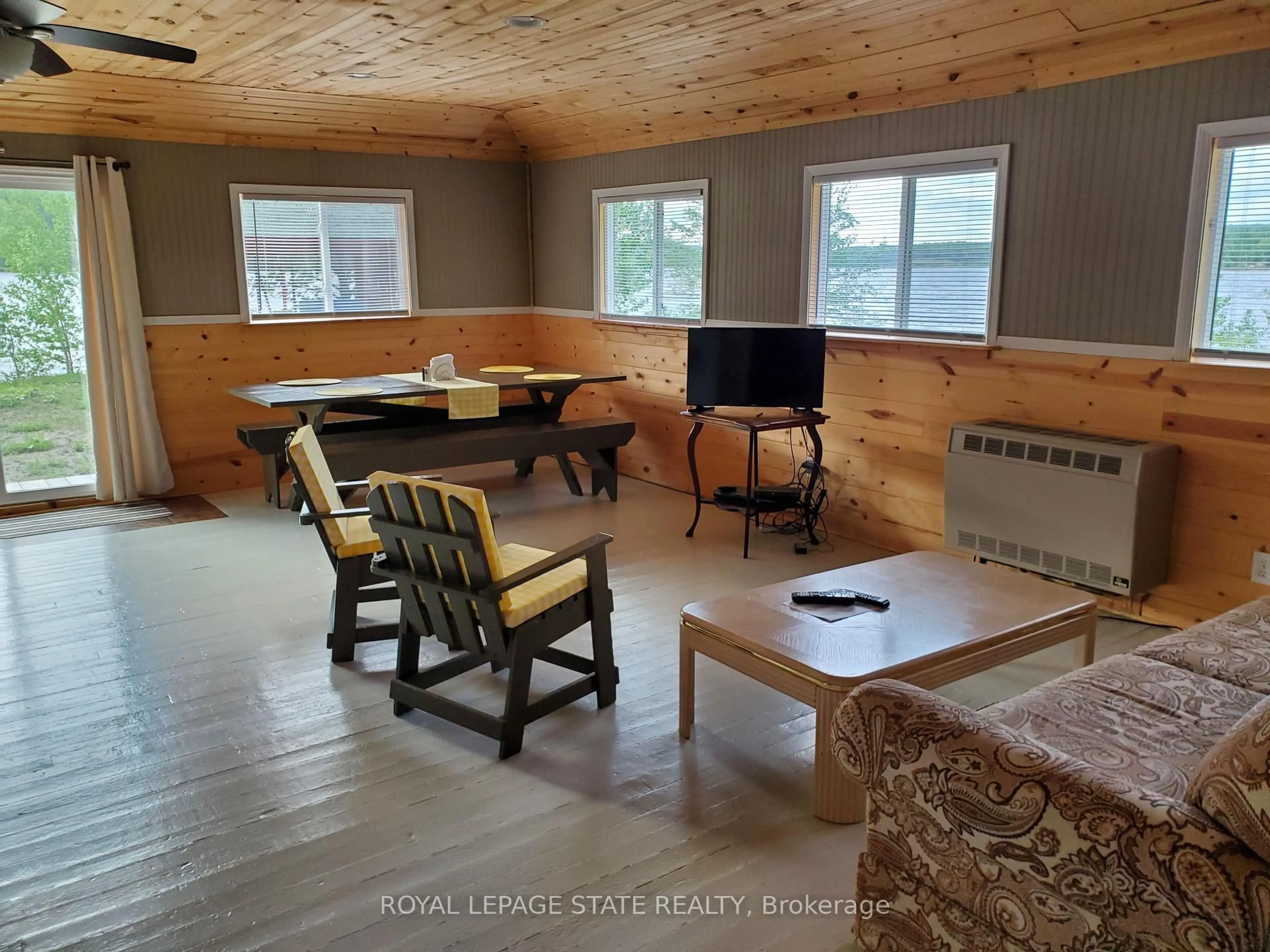 Living room with furniture, wood/laminate floor for 464 #11 Highway, Greenstone Ontario P0T 1G0