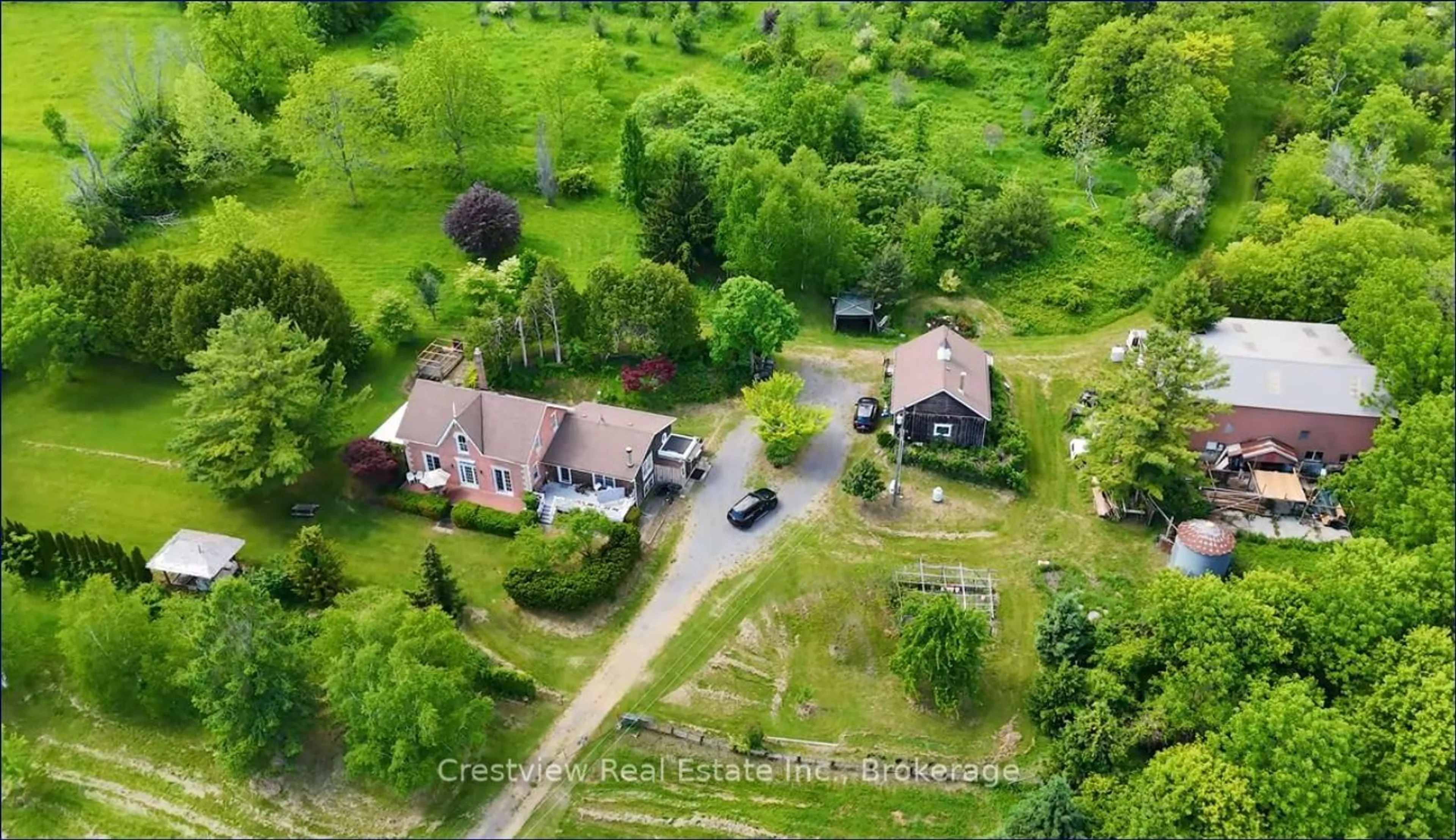 A pic from outside/outdoor area/front of a property/back of a property/a pic from drone, street for 13974 COUNTY ROAD 2, Cramahe Ontario K0K 1S0