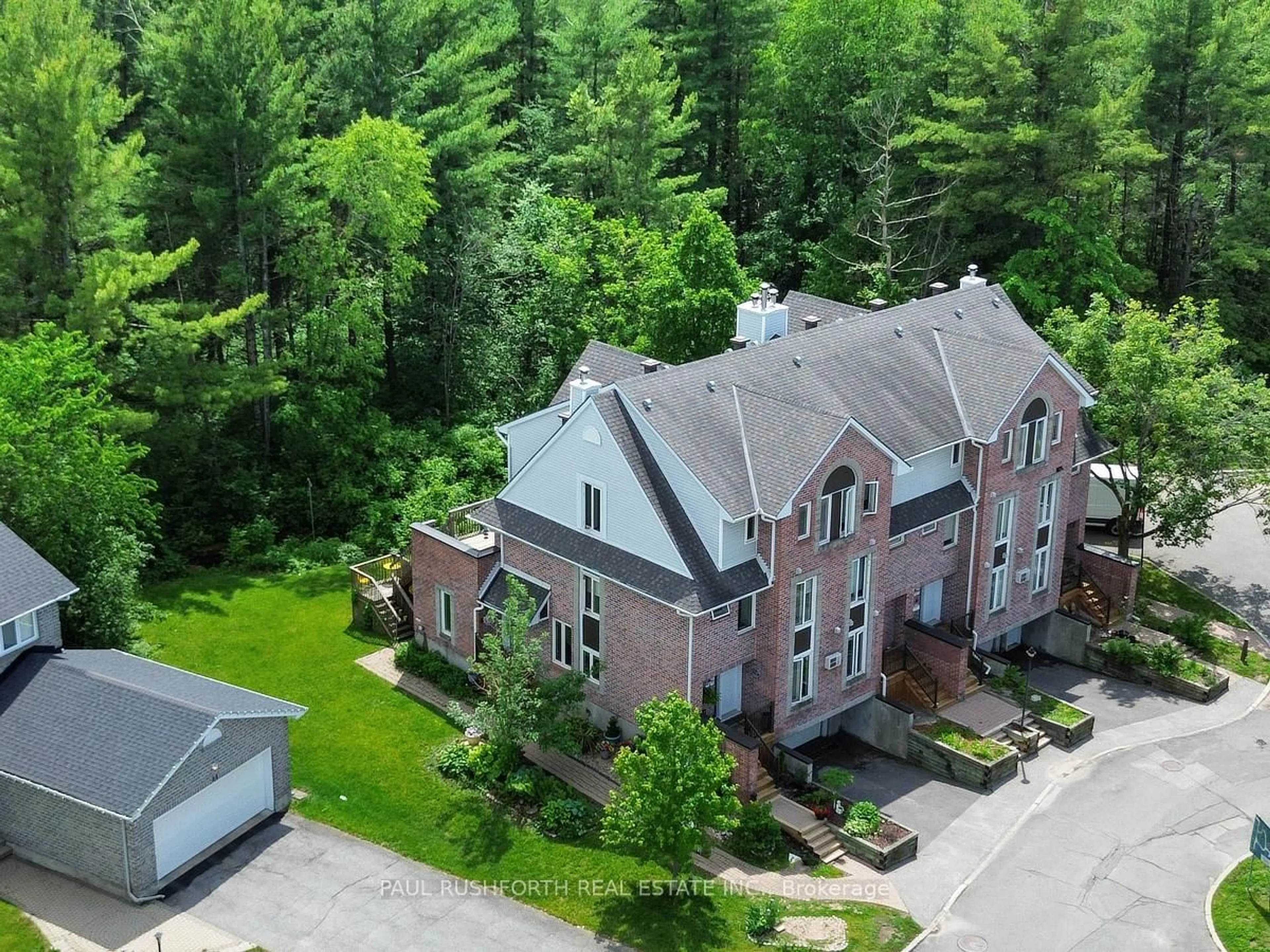 A pic from outside/outdoor area/front of a property/back of a property/a pic from drone, unknown for 1 Timberview Way #6, Nepean Ontario K2H 9M7