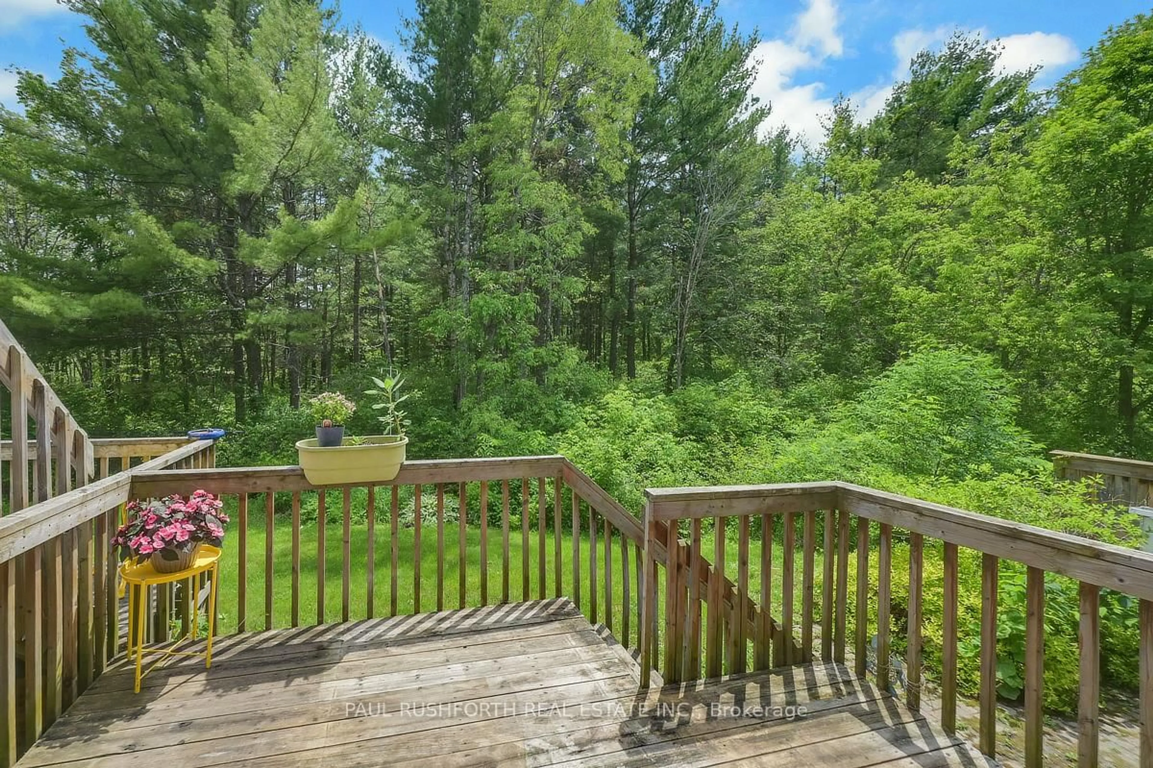 Patio, forest/trees view for 1 Timberview Way #6, Nepean Ontario K2H 9M7