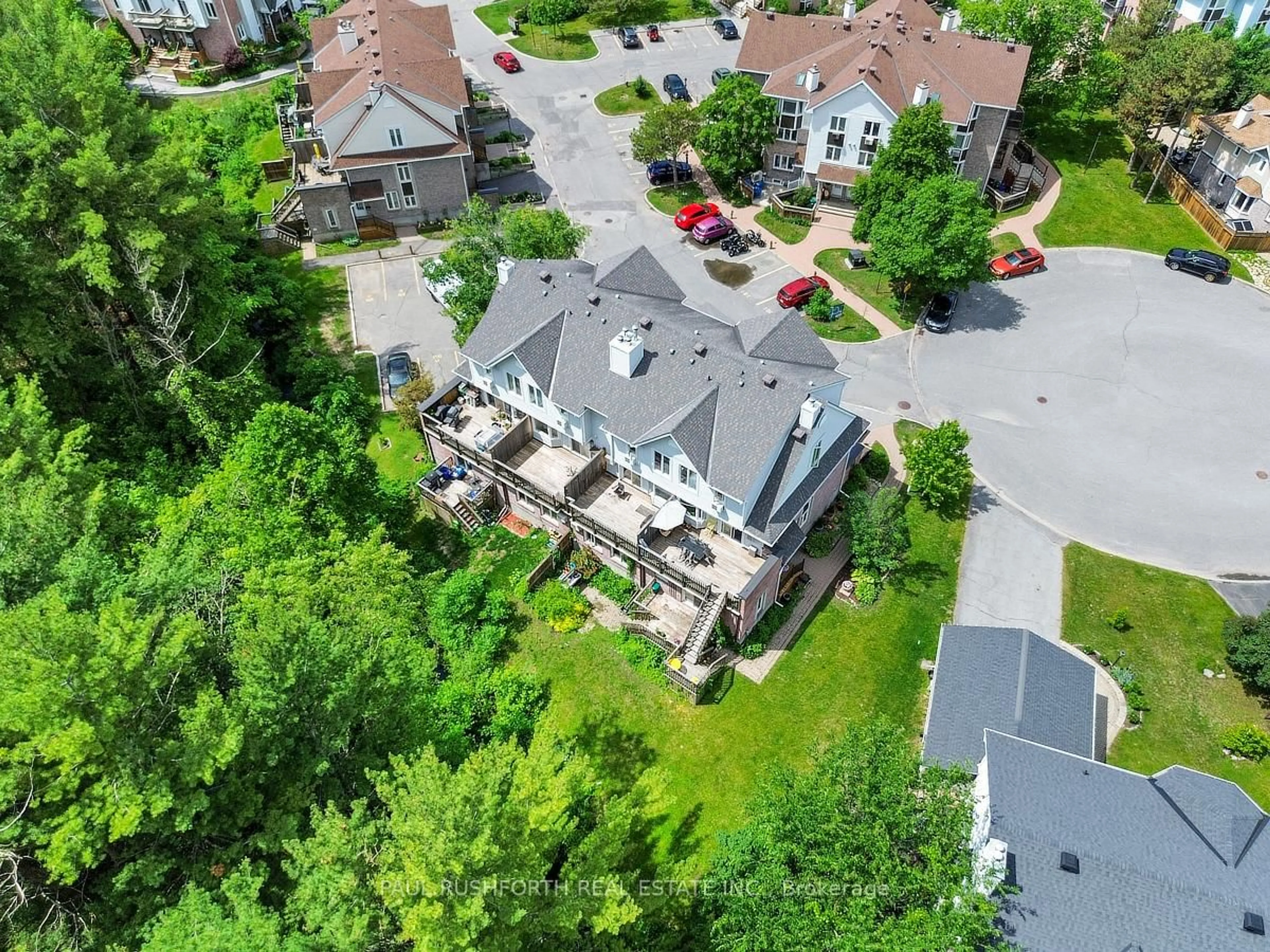 A pic from outside/outdoor area/front of a property/back of a property/a pic from drone, street for 1 Timberview Way #6, Nepean Ontario K2H 9M7