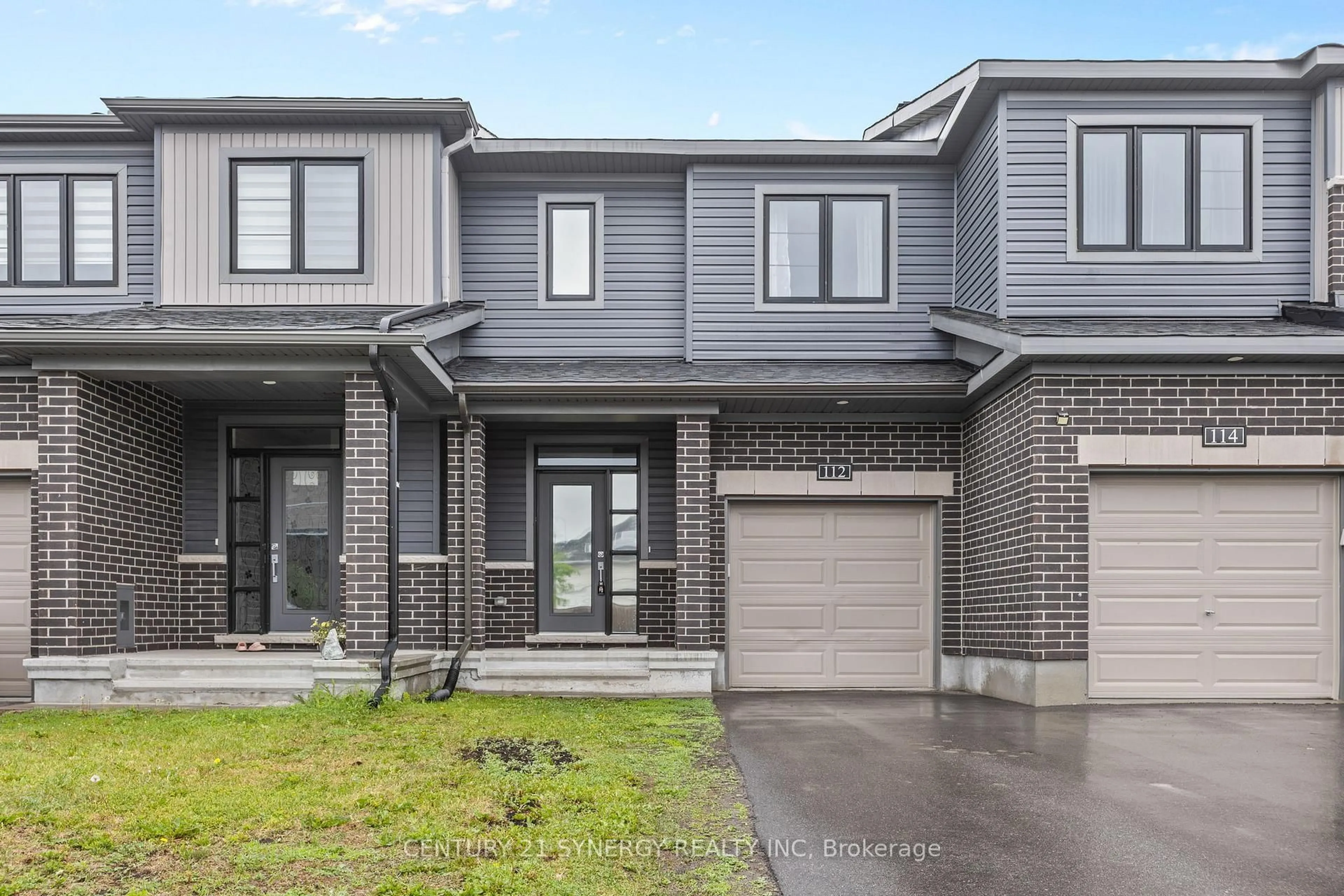 Home with brick exterior material, street for 112 Attwell Private, Ottawa Ontario K2K 0P6
