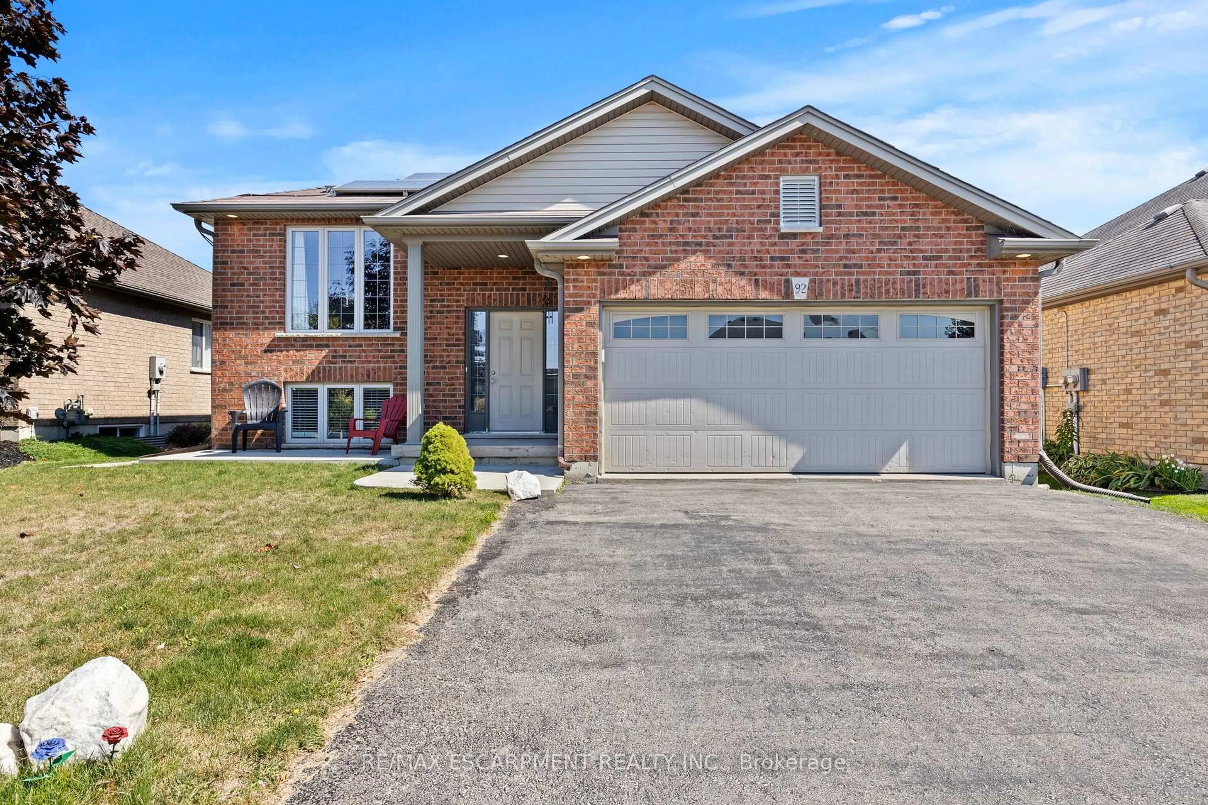 Home with brick exterior material, street for 92 White Water Dr, Norfolk Ontario N0A 1N9