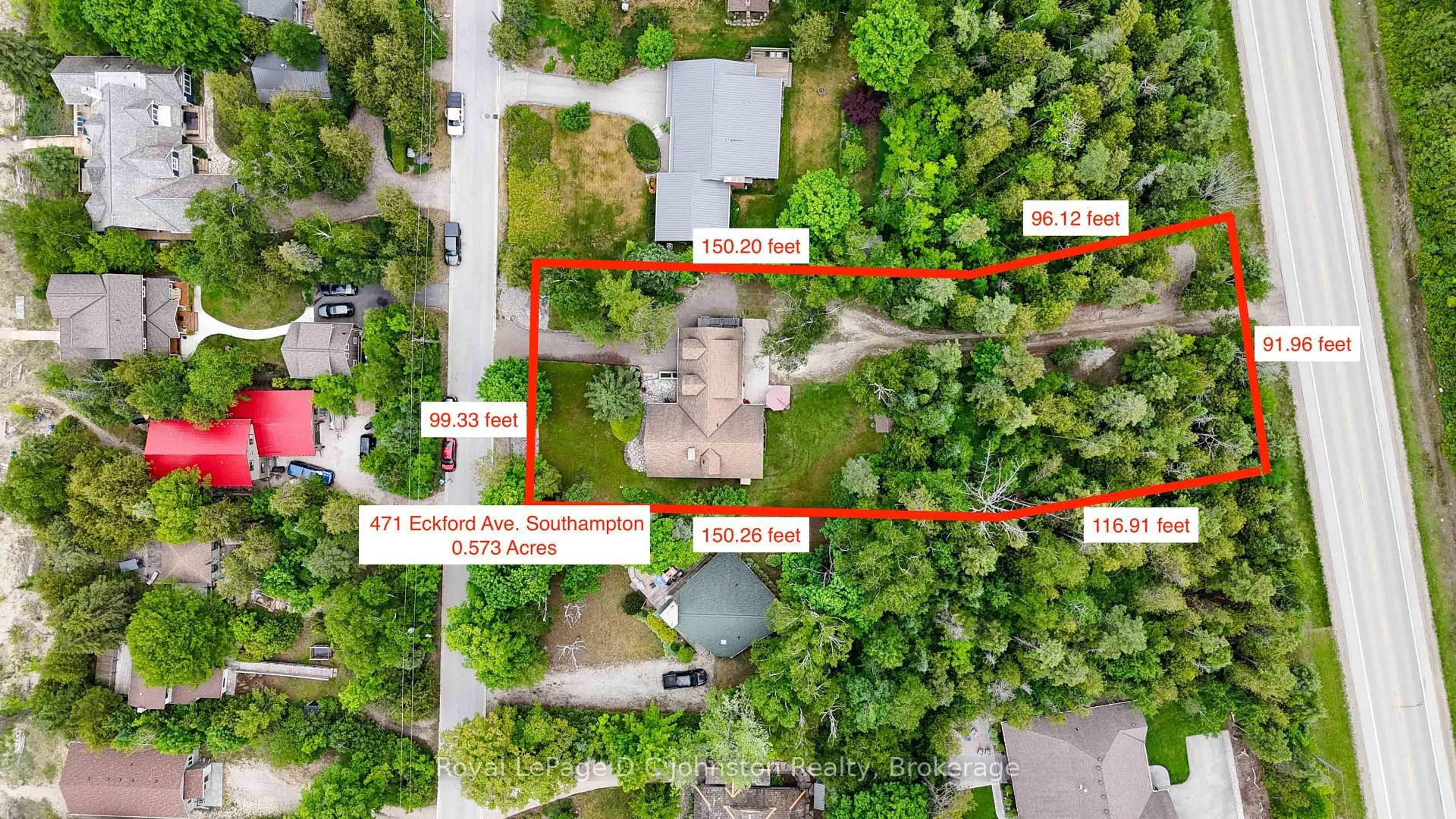 A pic from outside/outdoor area/front of a property/back of a property/a pic from drone, street for 471 Eckford Ave, Saugeen Shores Ontario N0H 2L0