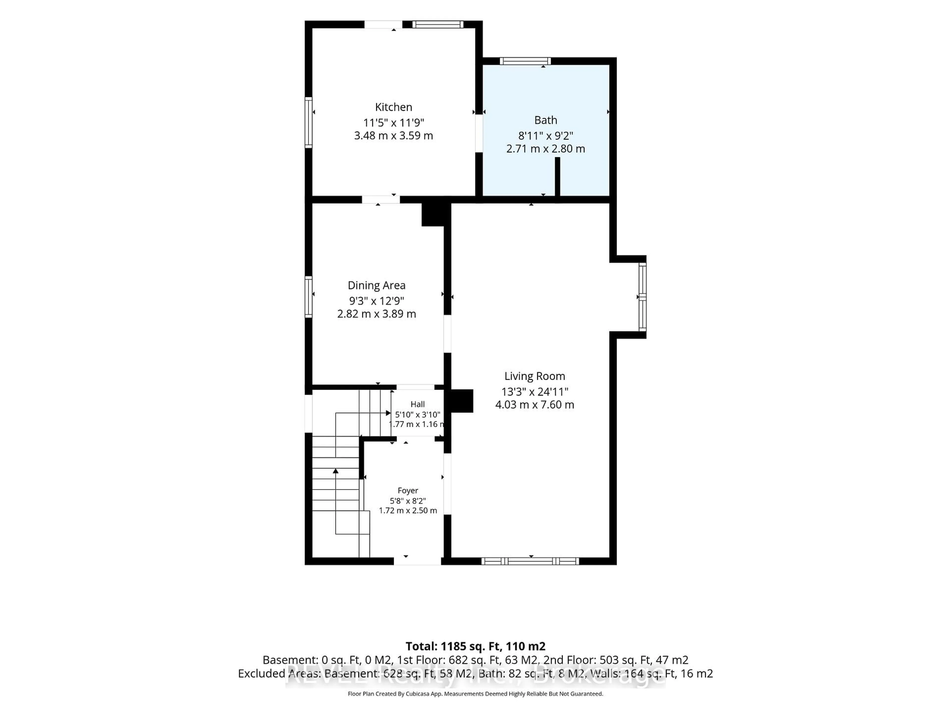 Floor plan for 64 Division St, St. Catharines Ontario L2R 3G6