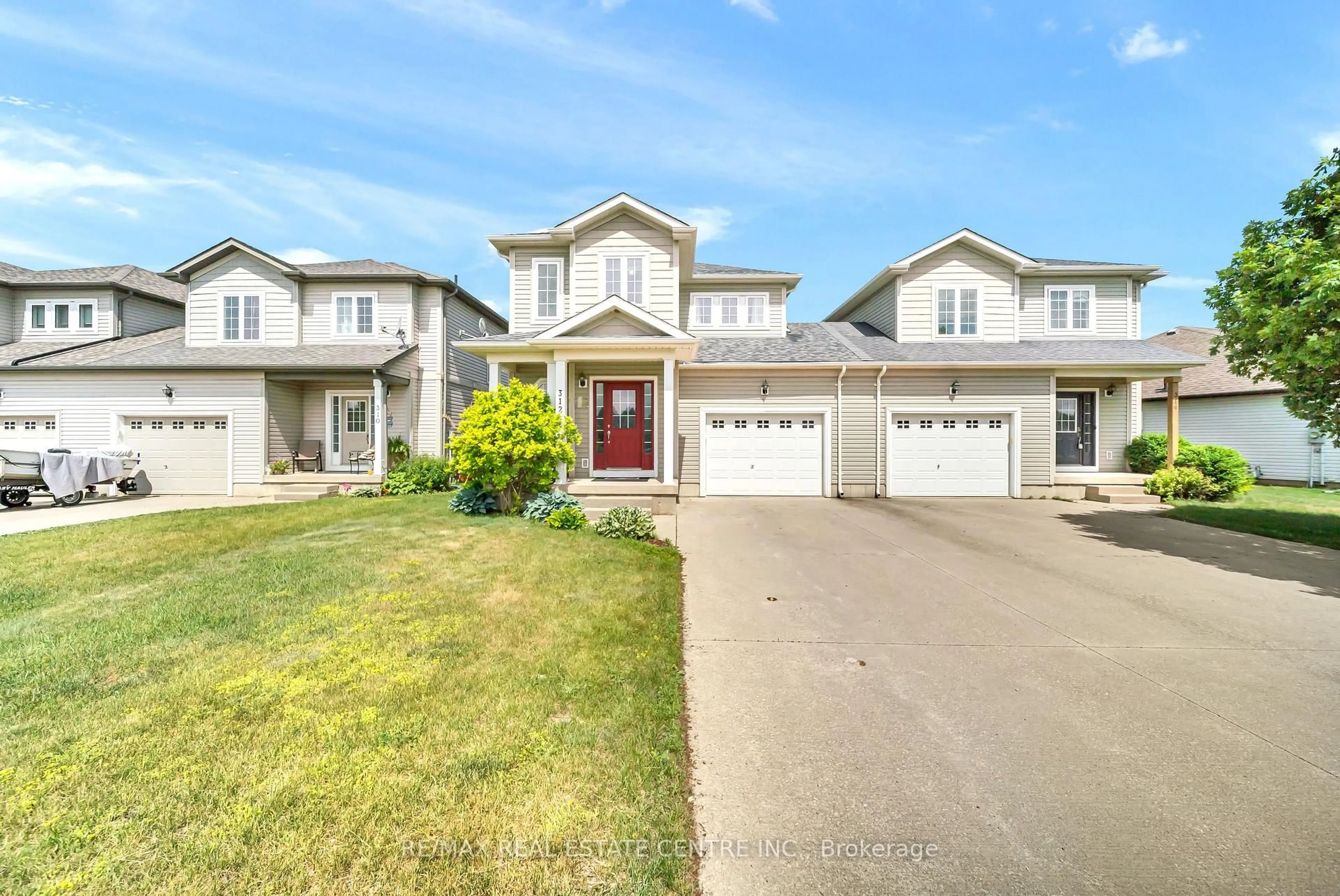 A pic from outside/outdoor area/front of a property/back of a property/a pic from drone, street for 312 Ray St, Saugeen Shores Ontario N0H 2C1