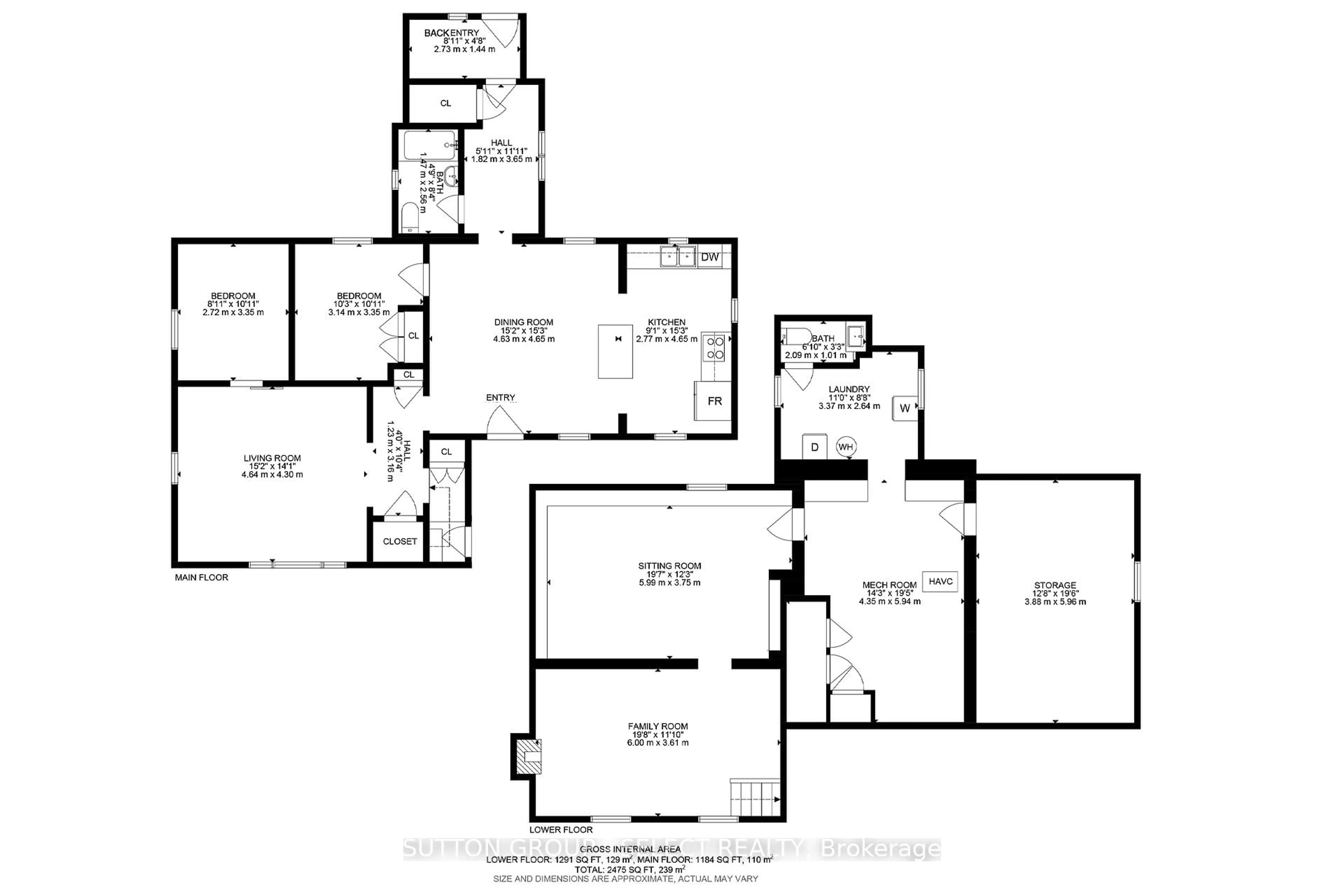 Floor plan for 245 Rapley St, Strathroy-Caradoc Ontario N7G 3E5