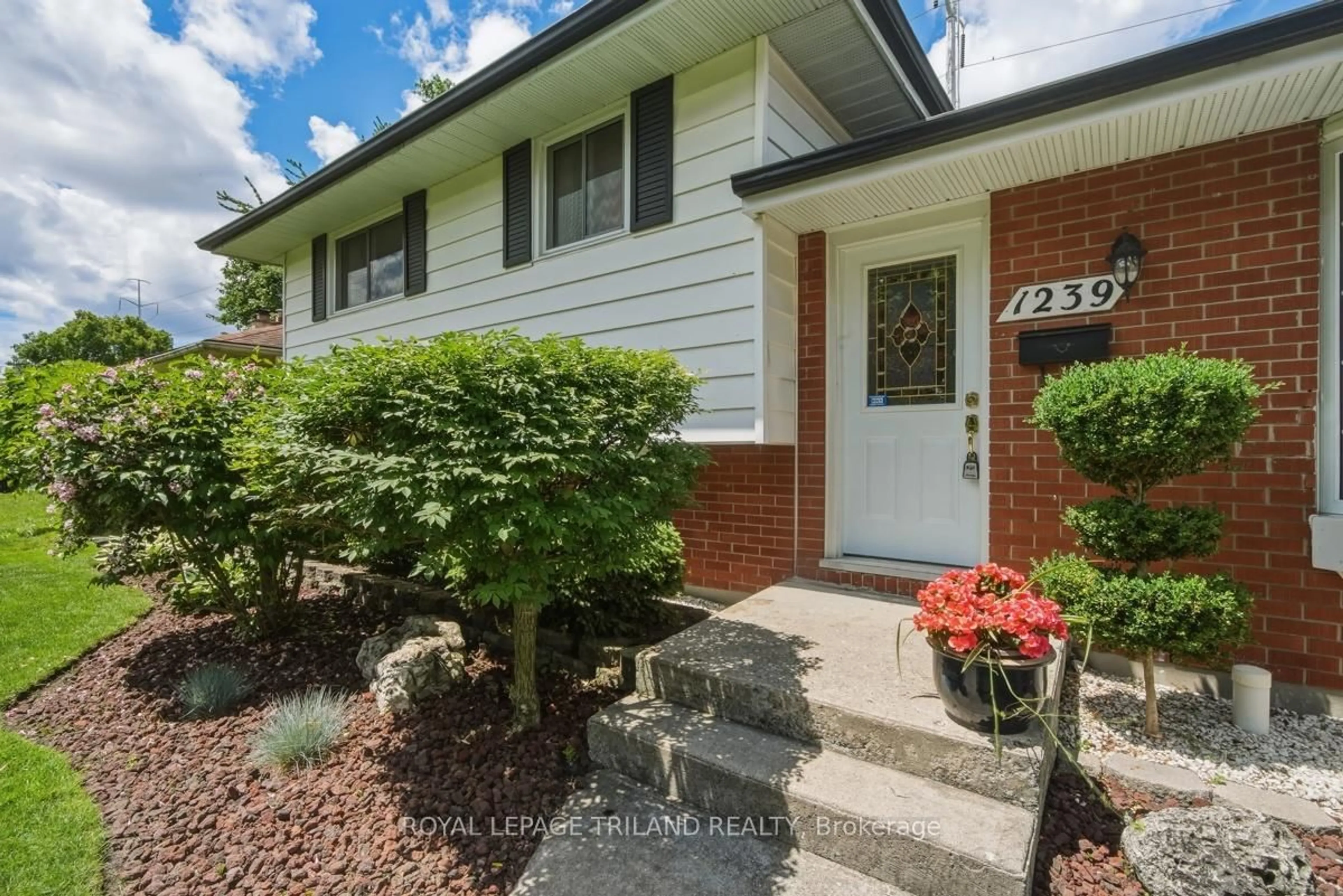 Home with brick exterior material, street for 1239 Addison Dr, London East Ontario N5V 2N8