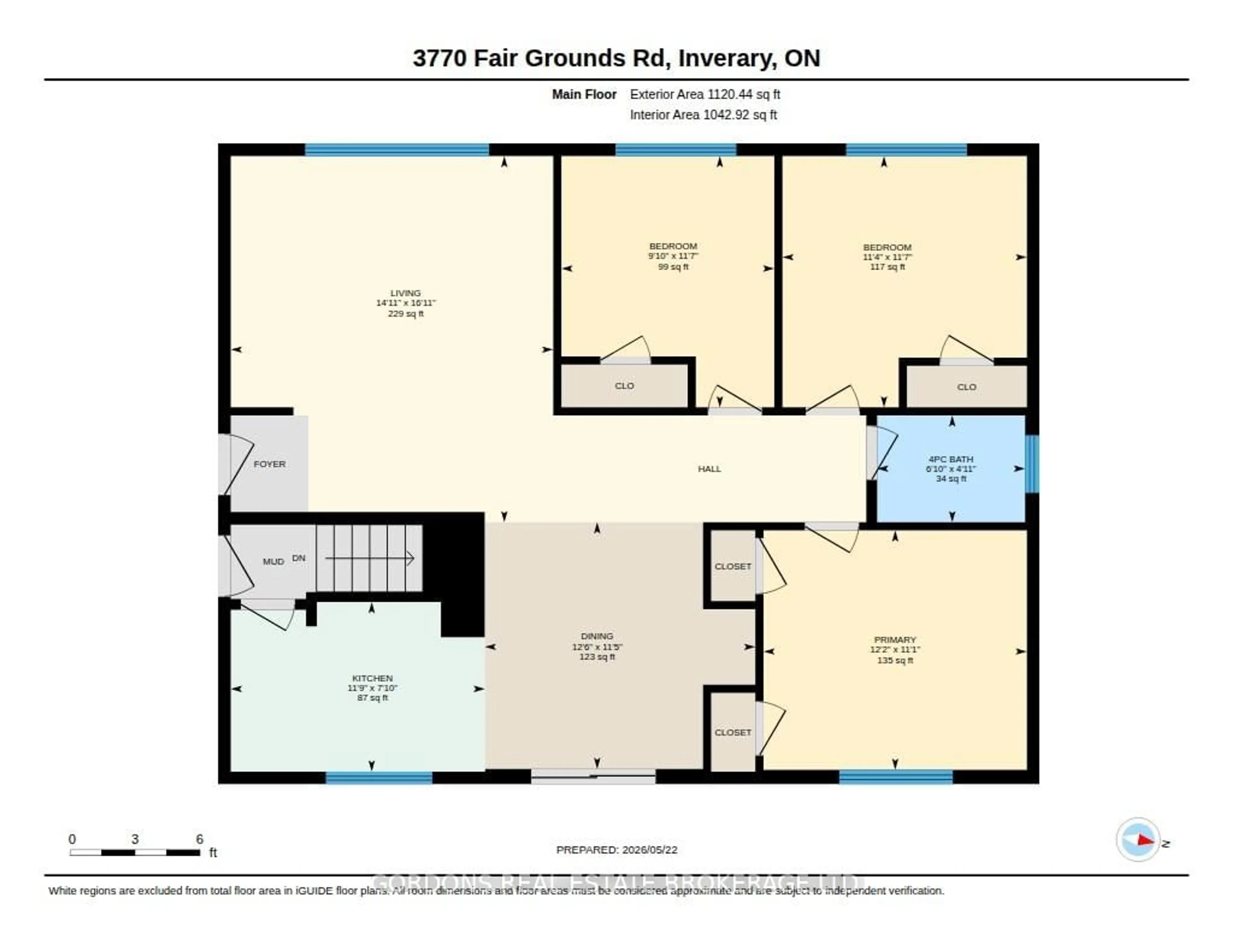 Floor plan for 3770 Fair Grounds Rd, Inverary Ontario K0H 1X0