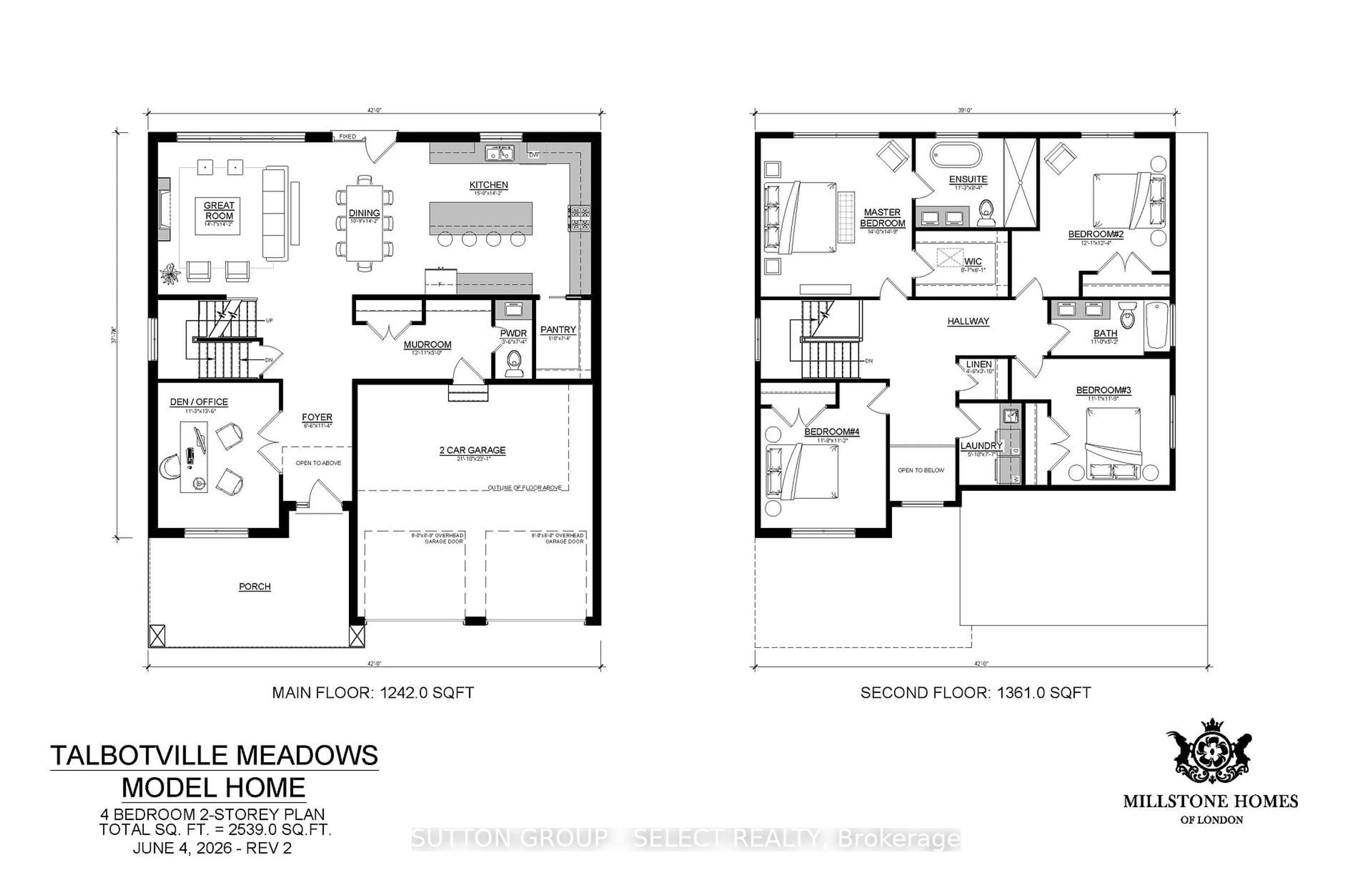 Floor plan for 3 Woodland Walk, Southwold Ontario N5P 3T2