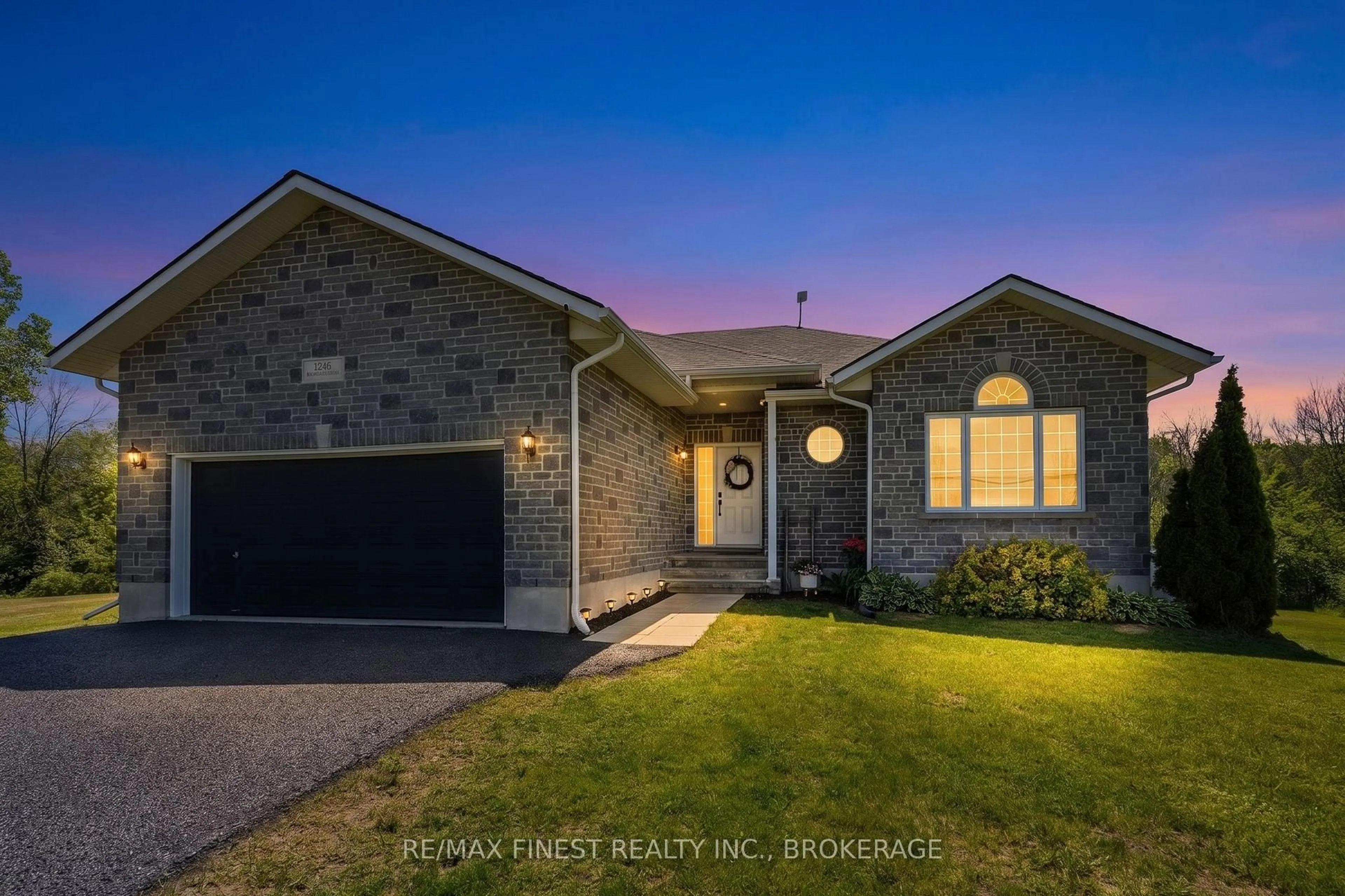 Home with brick exterior material, street for 1246 Millhaven Rd, Bissett Creek Ontario K0H 2H0