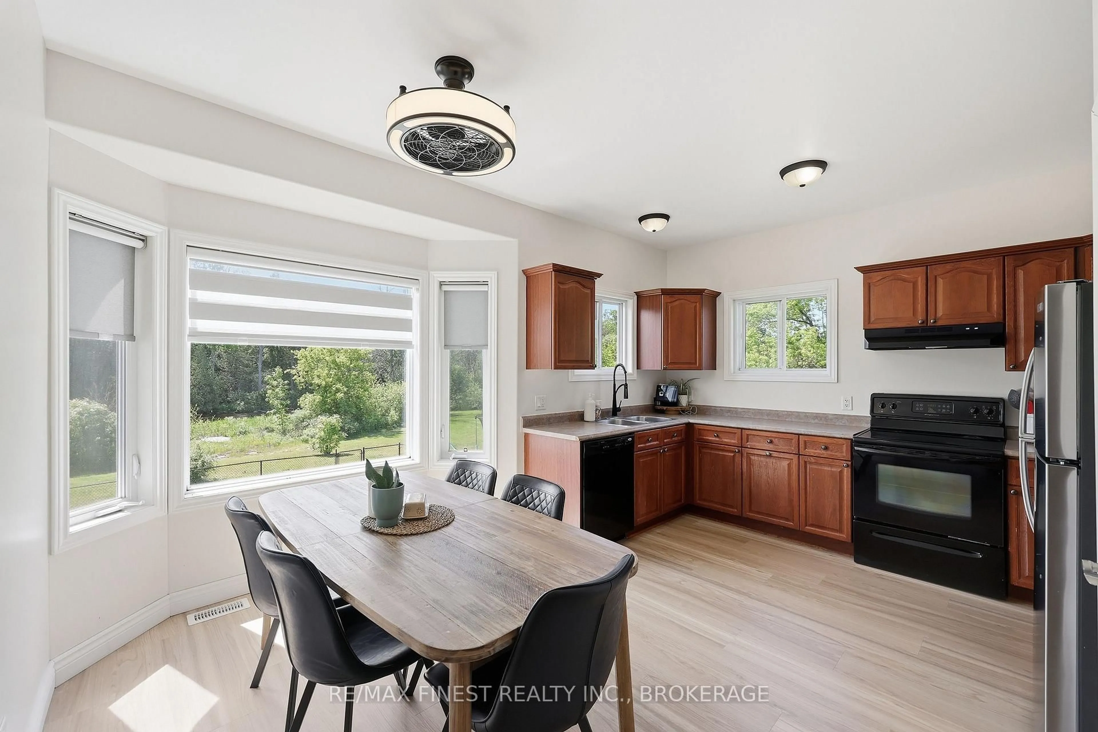 Open concept kitchen, ceramic/tile floor for 1246 Millhaven Rd, Bissett Creek Ontario K0H 2H0