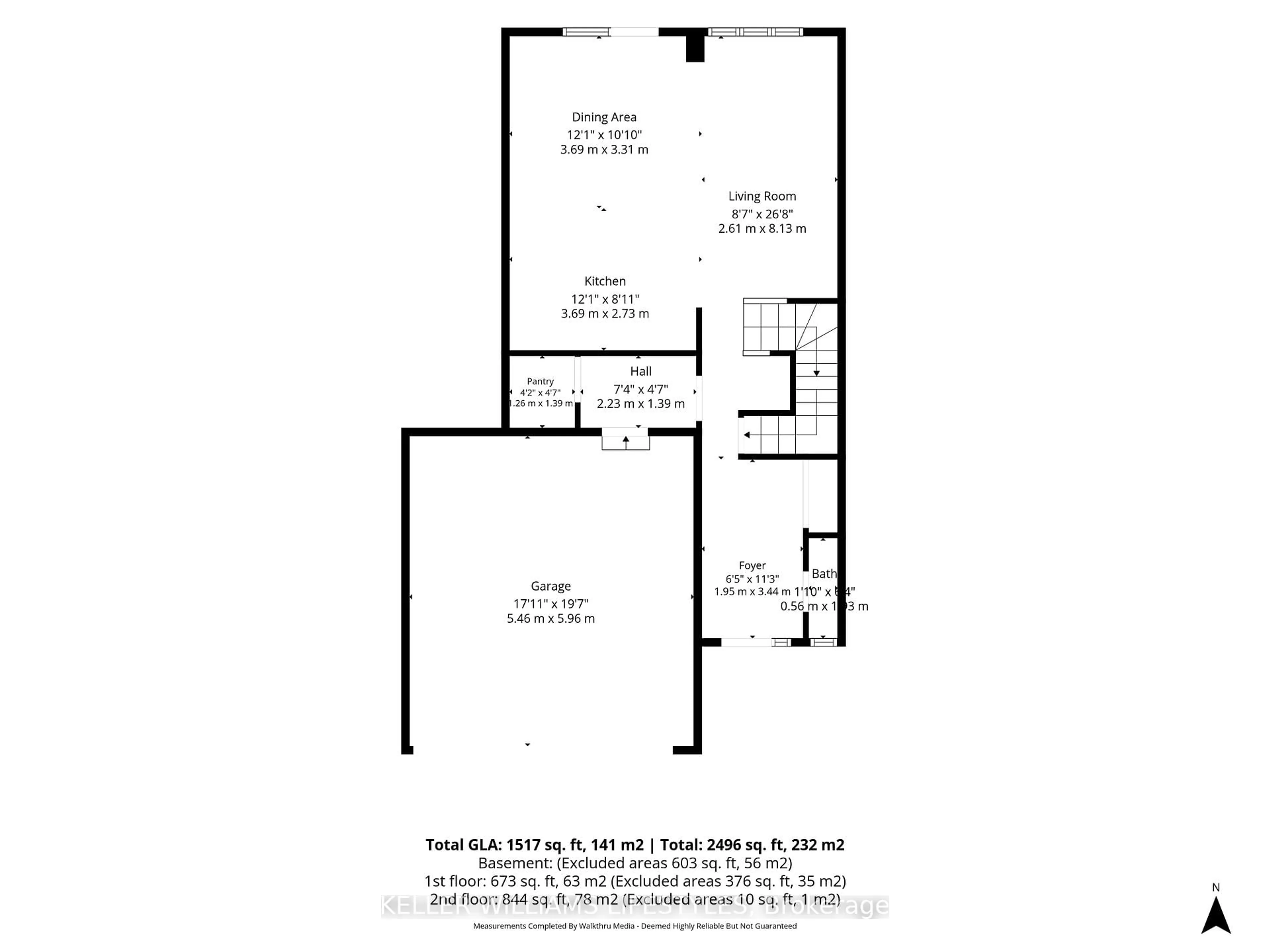 Floor plan for 3400 Castle Rock Pl #80, London South Ontario N6L 0E4