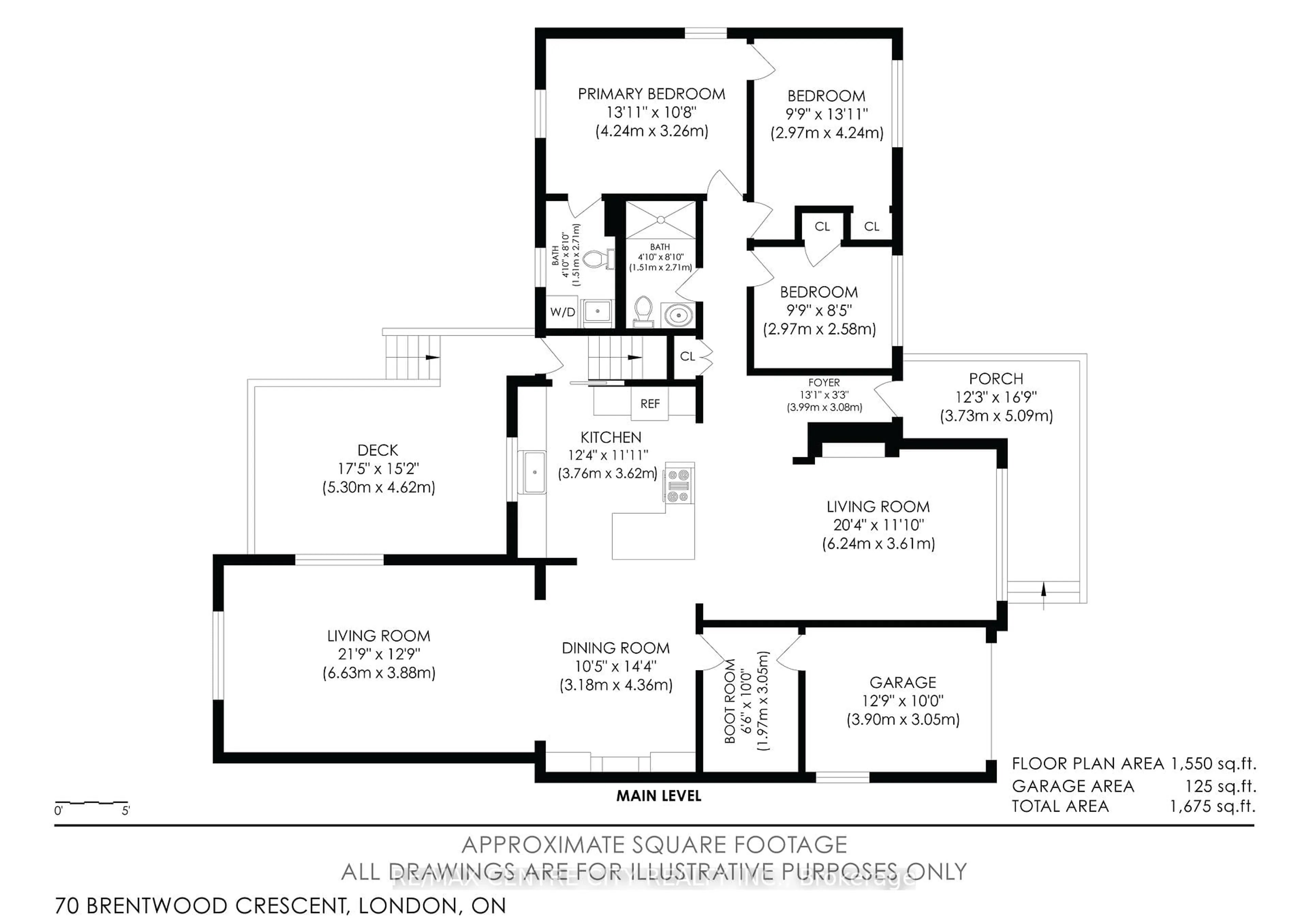 Floor plan for 70 Brentwood Cres, London North Ontario N6G 1X2