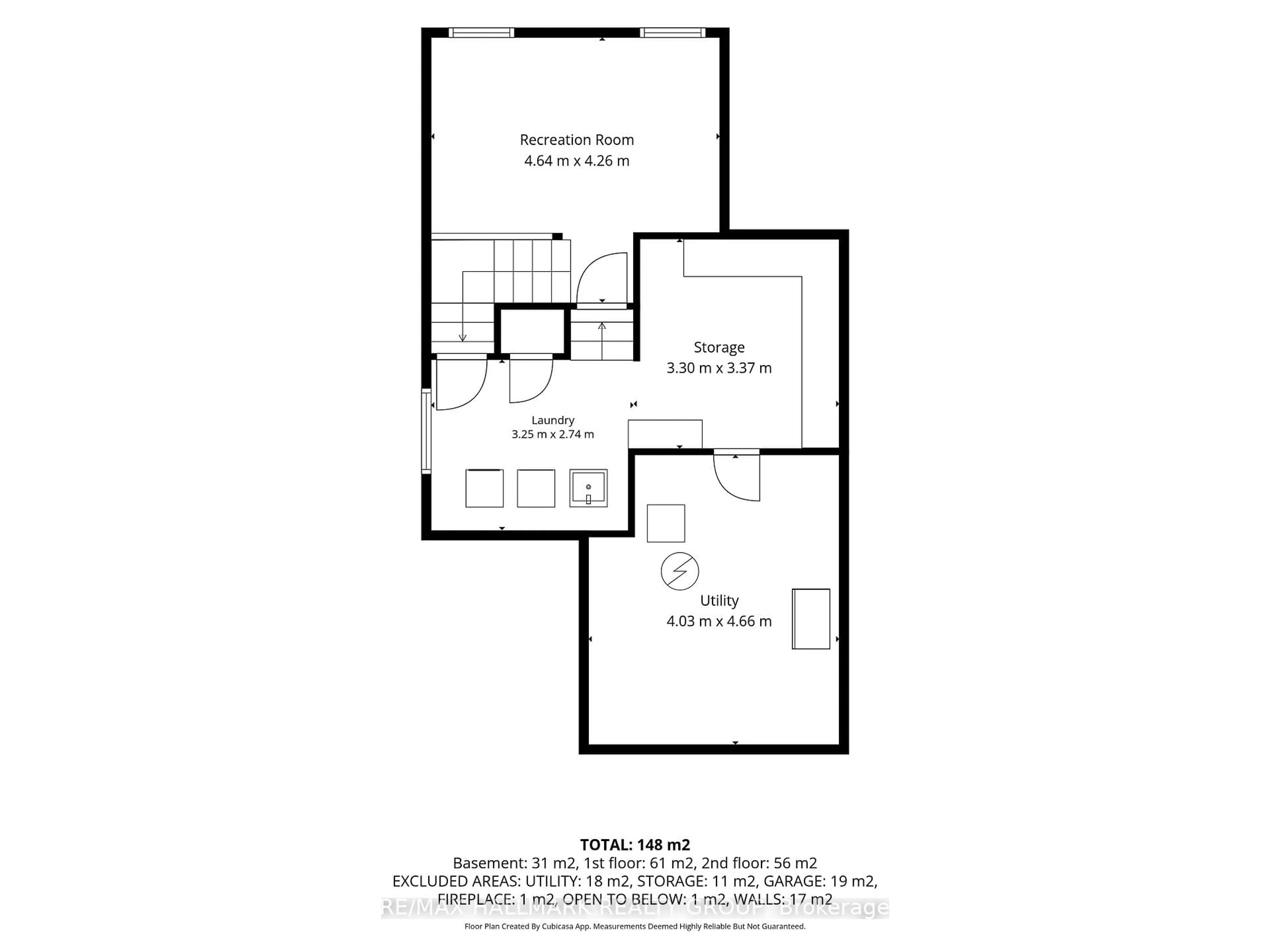 Floor plan for 4 Gowrie Dr, Ottawa Ontario K2L 2S4