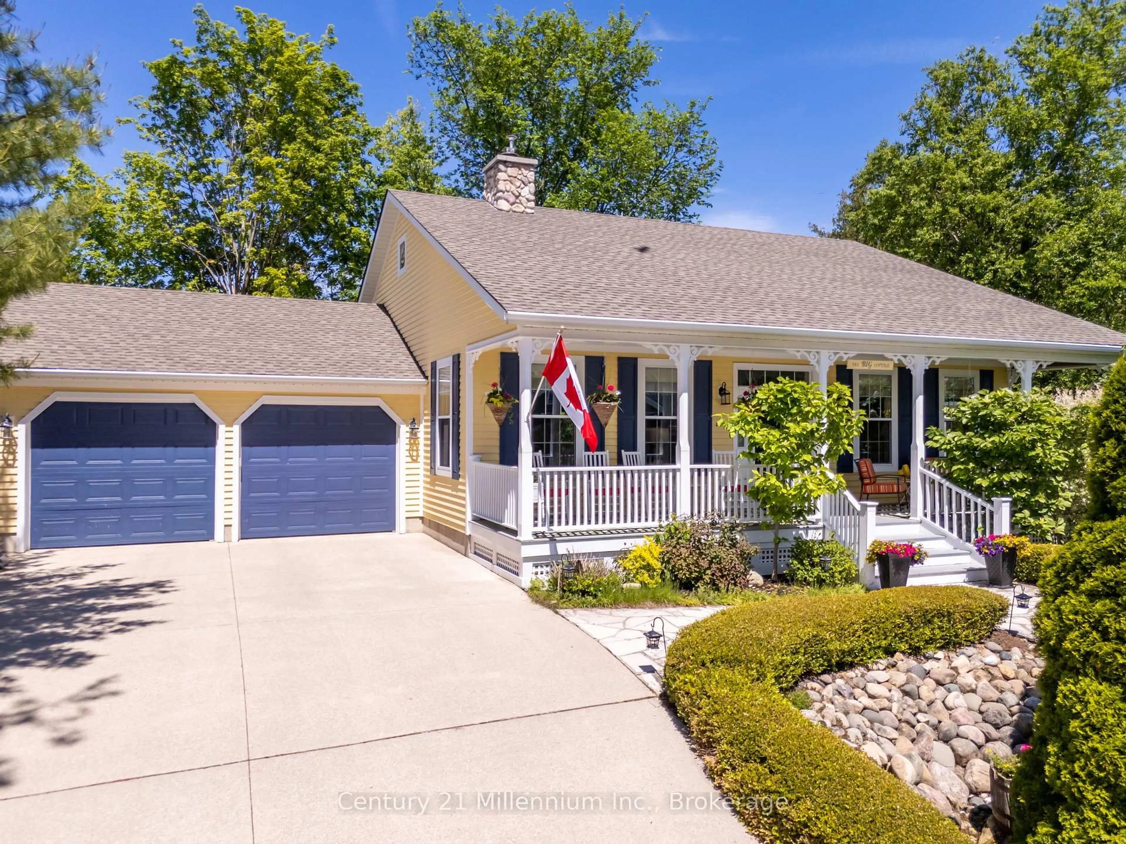 A pic from outside/outdoor area/front of a property/back of a property/a pic from drone, street for 206 BEACON Lane, Saugeen Shores Ontario N0H 2L0
