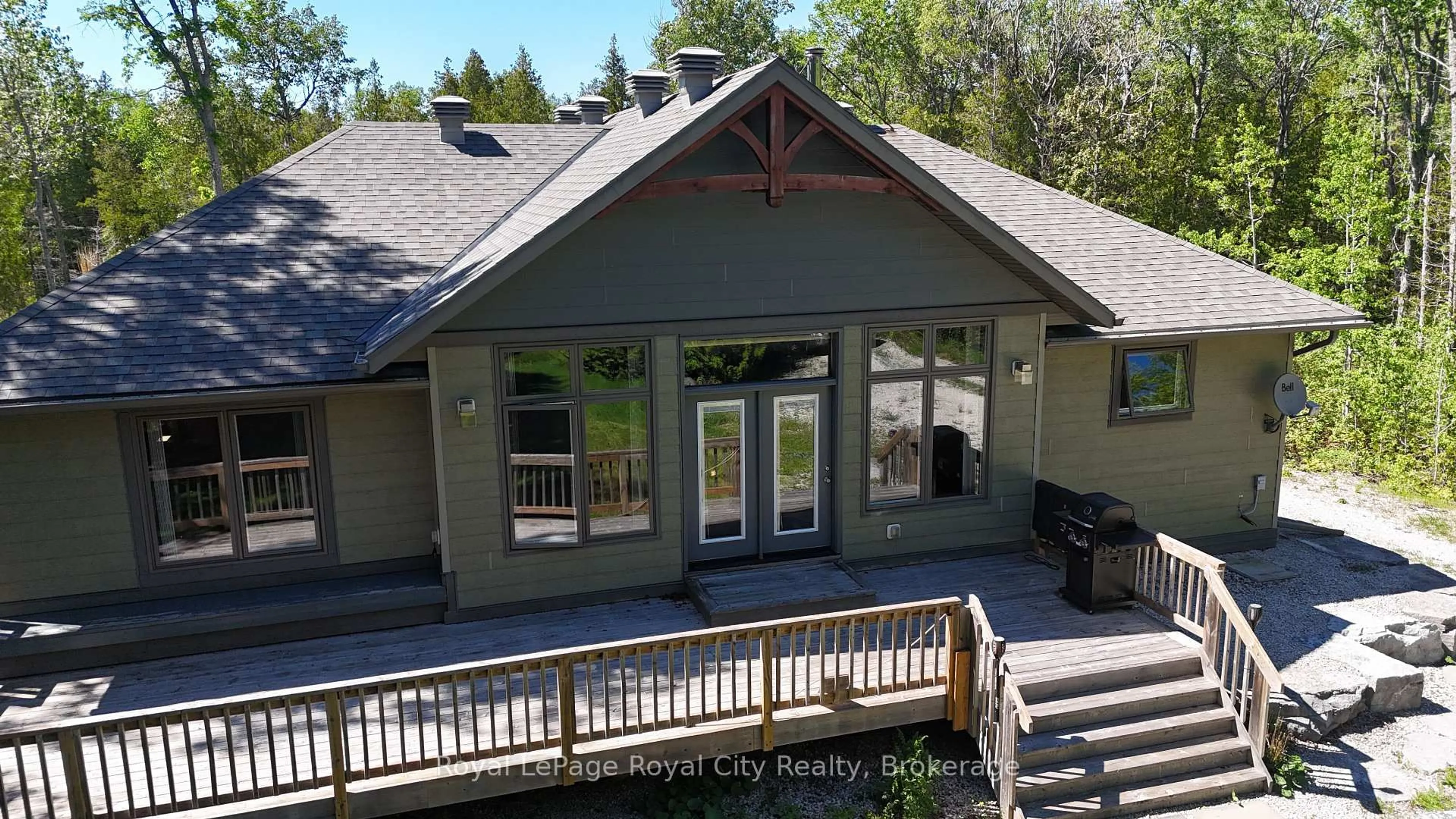 A pic from outside/outdoor area/front of a property/back of a property/a pic from drone, unknown for 170 Cape Hurd Rd, Northern Bruce Peninsula Ontario N0H 2R0
