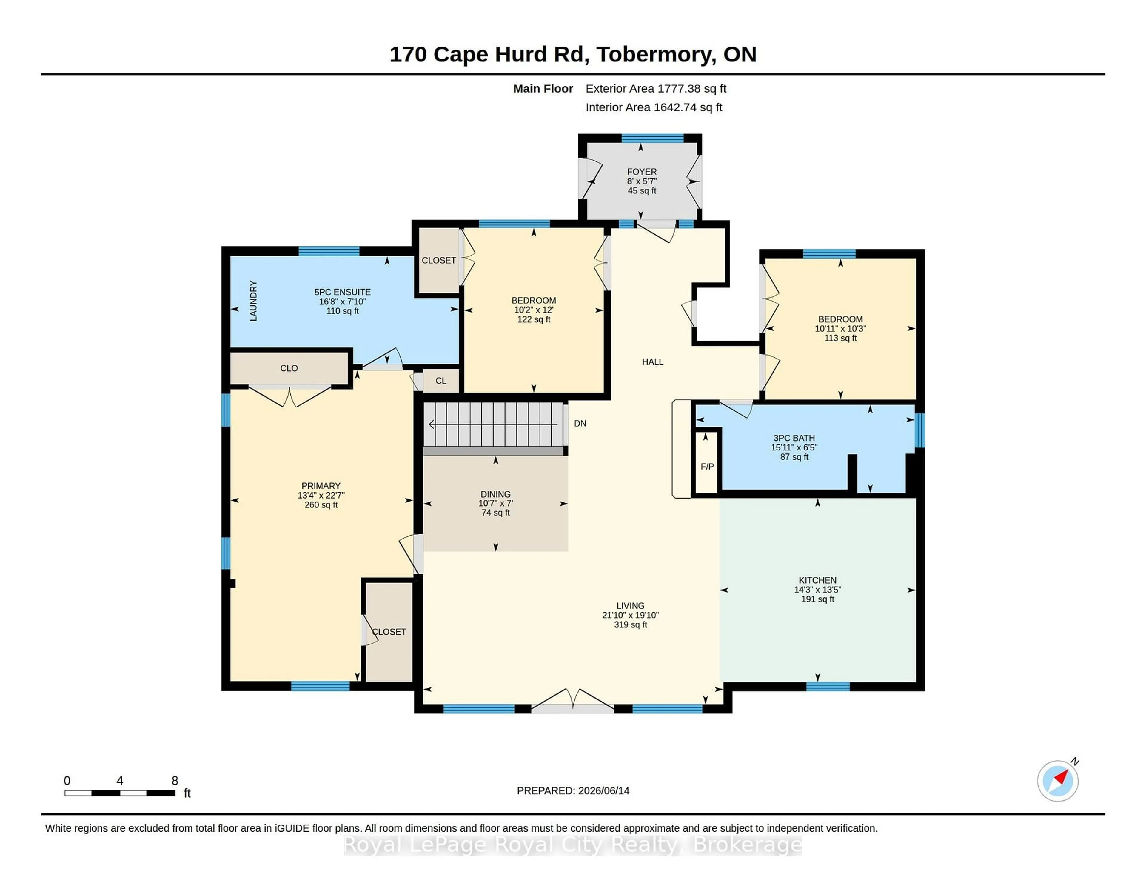Floor plan for 170 Cape Hurd Rd, Northern Bruce Peninsula Ontario N0H 2R0