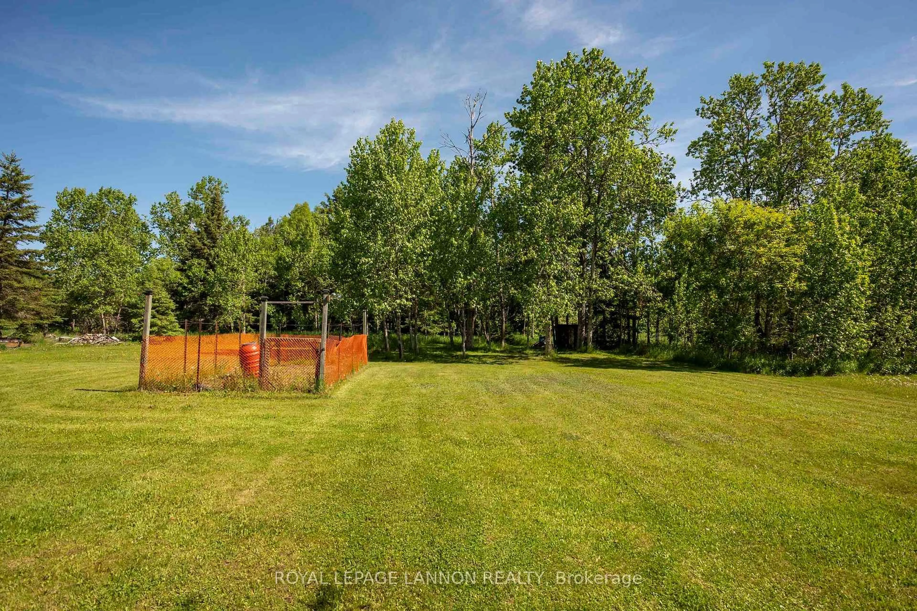 A pic from outside/outdoor area/front of a property/back of a property/a pic from drone, forest/trees view for 1308 John St. Rd., Thunder Bay Ontario P7B 2A3