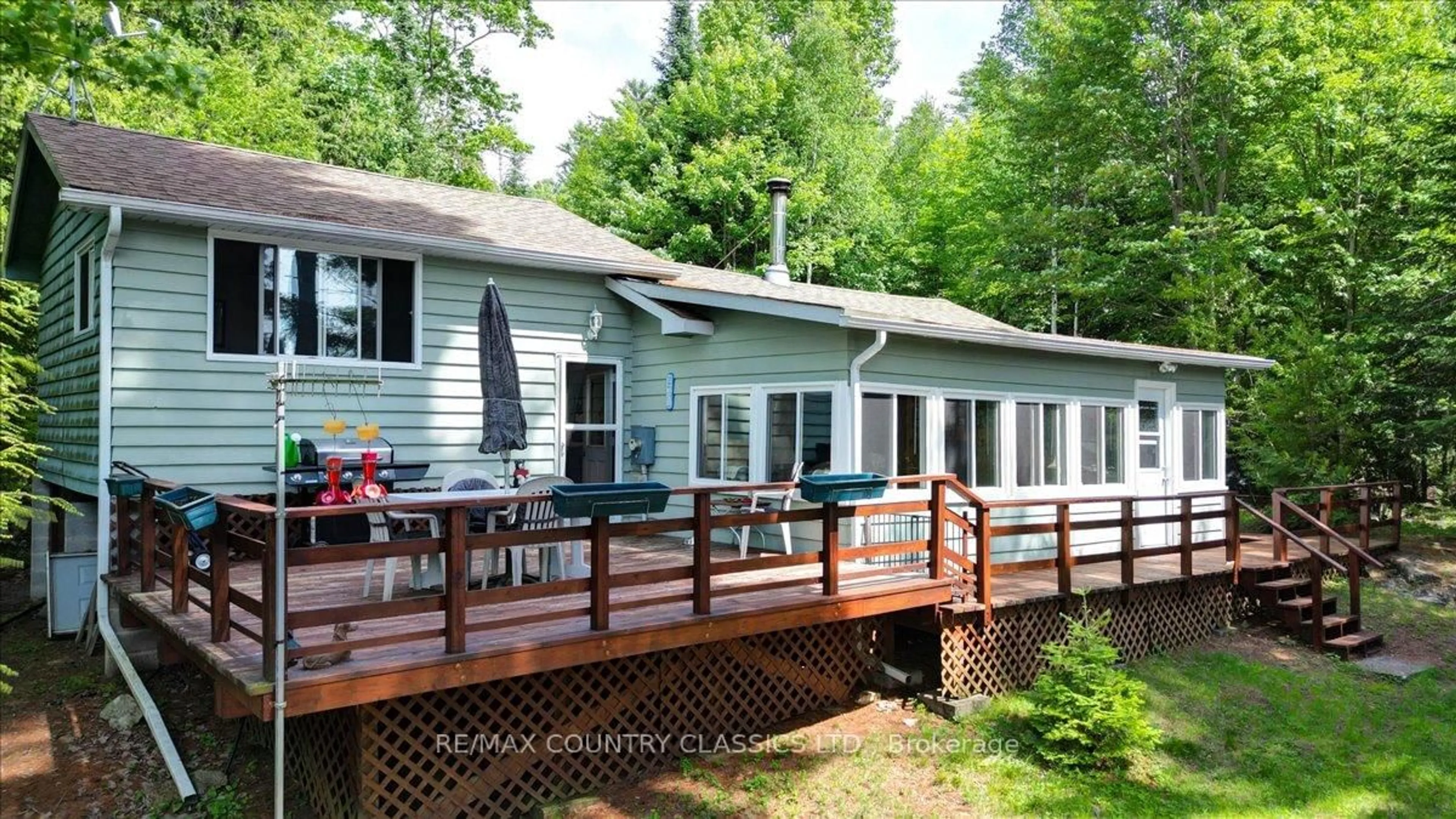 Patio, water/lake/river/ocean view for 290B Brown Lane, Carlow/Mayo Ontario K0L 2M0