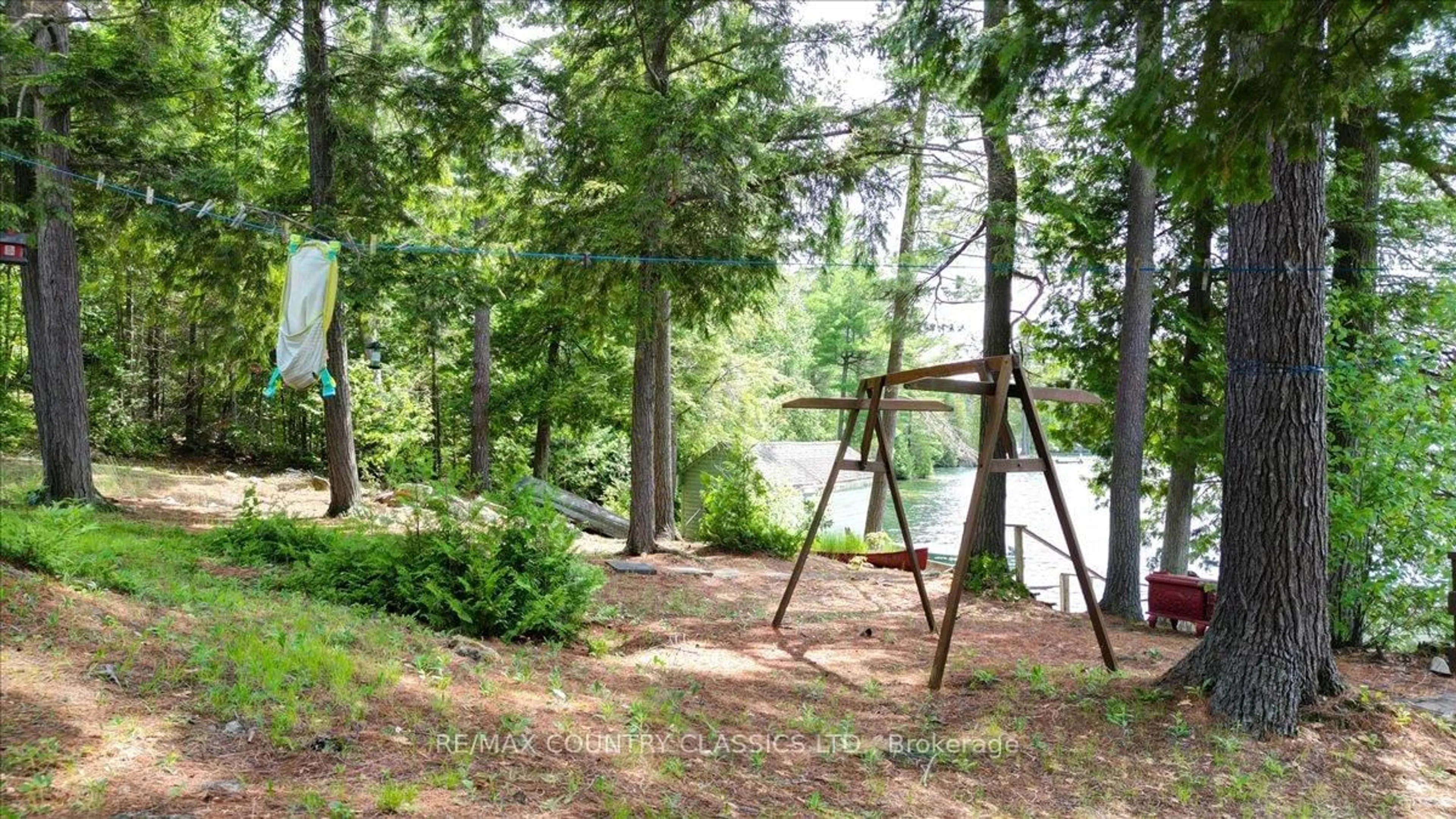 Patio, forest/trees view for 290B Brown Lane, Carlow/Mayo Ontario K0L 2M0