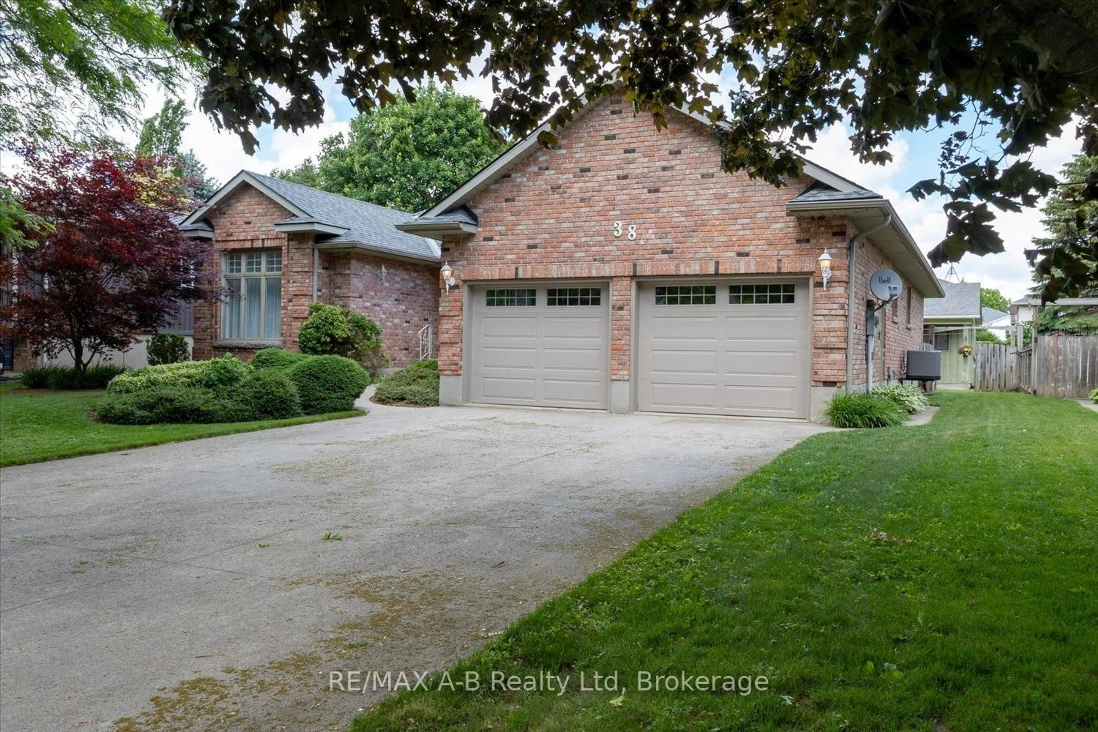 Home with brick exterior material, street for 38 Murray Hill Rd, Stratford Ontario N5A 7J8